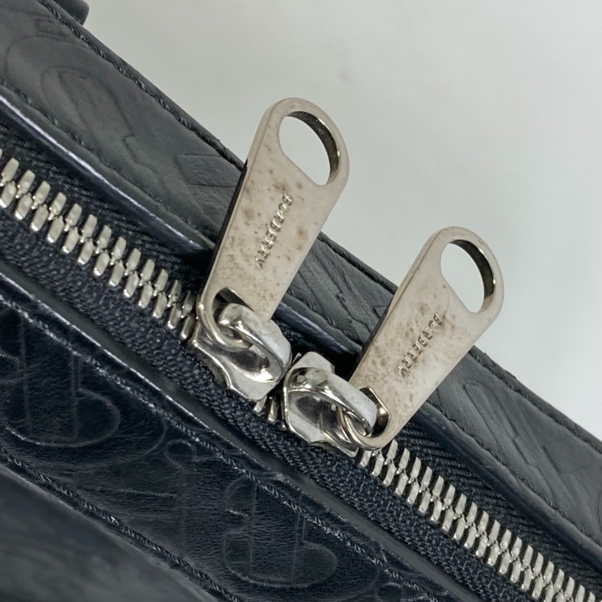 Burberry Black Leather Handbag Shoulder Bag