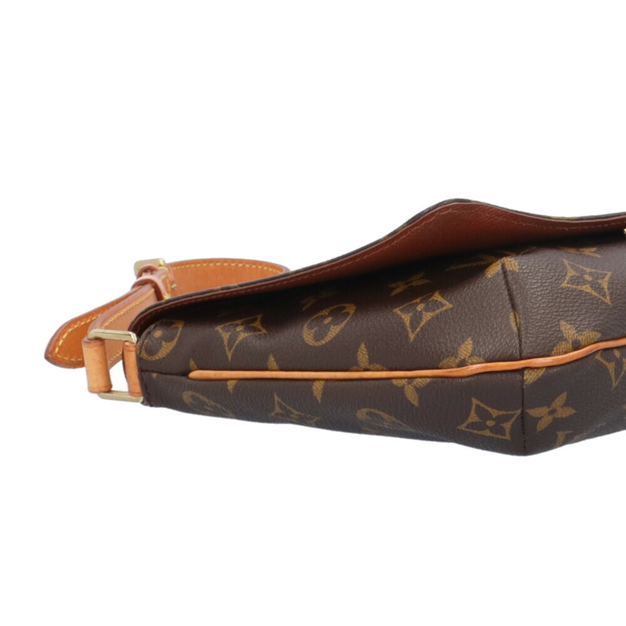 Louis Vuitton Brown Canvas Monogram Shoulder Bag