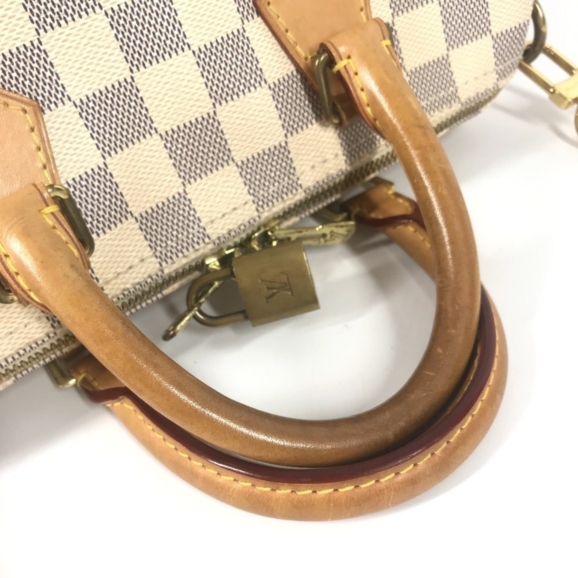 Louis Vuitton Damier Azur White Damier Azur Boston Bag Handbag Shoulder Bag