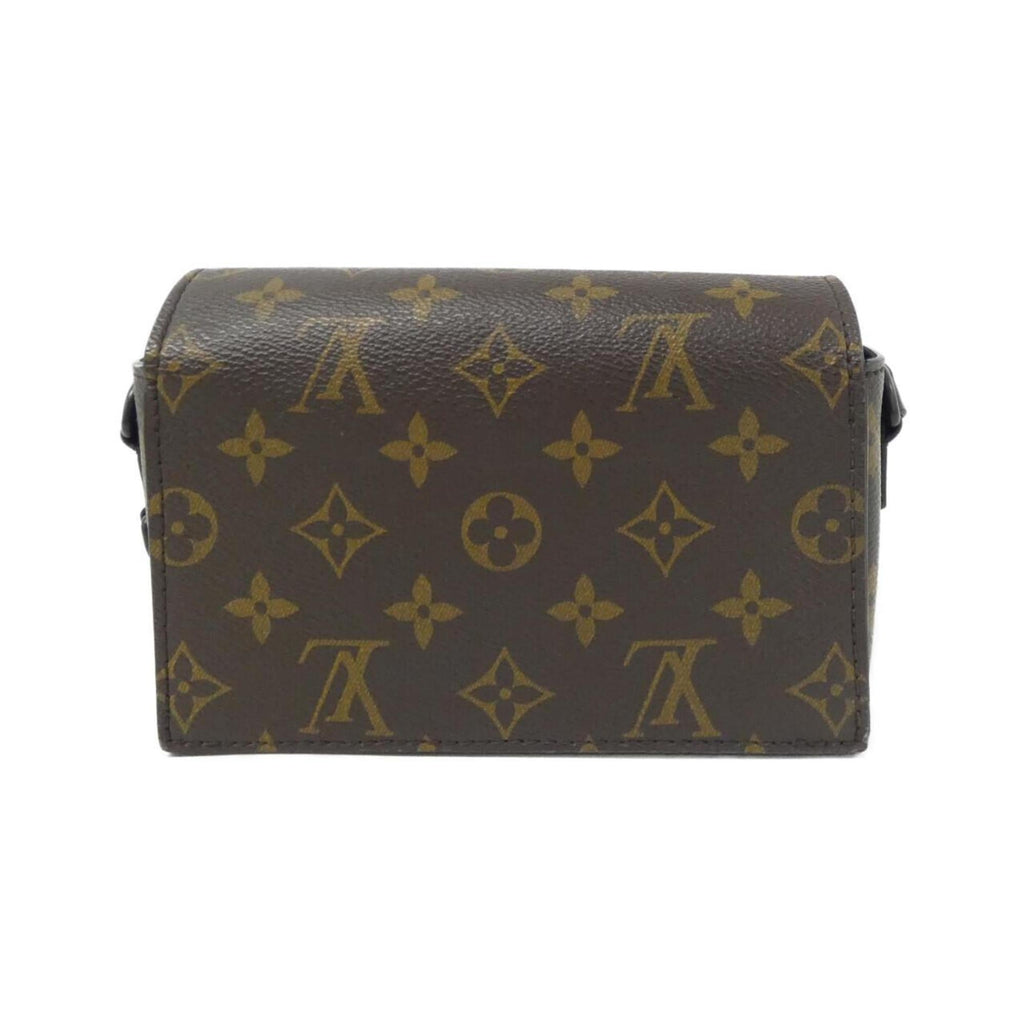 Louis Vuitton Marron Saffron Coated Canvas Shoulder Bag