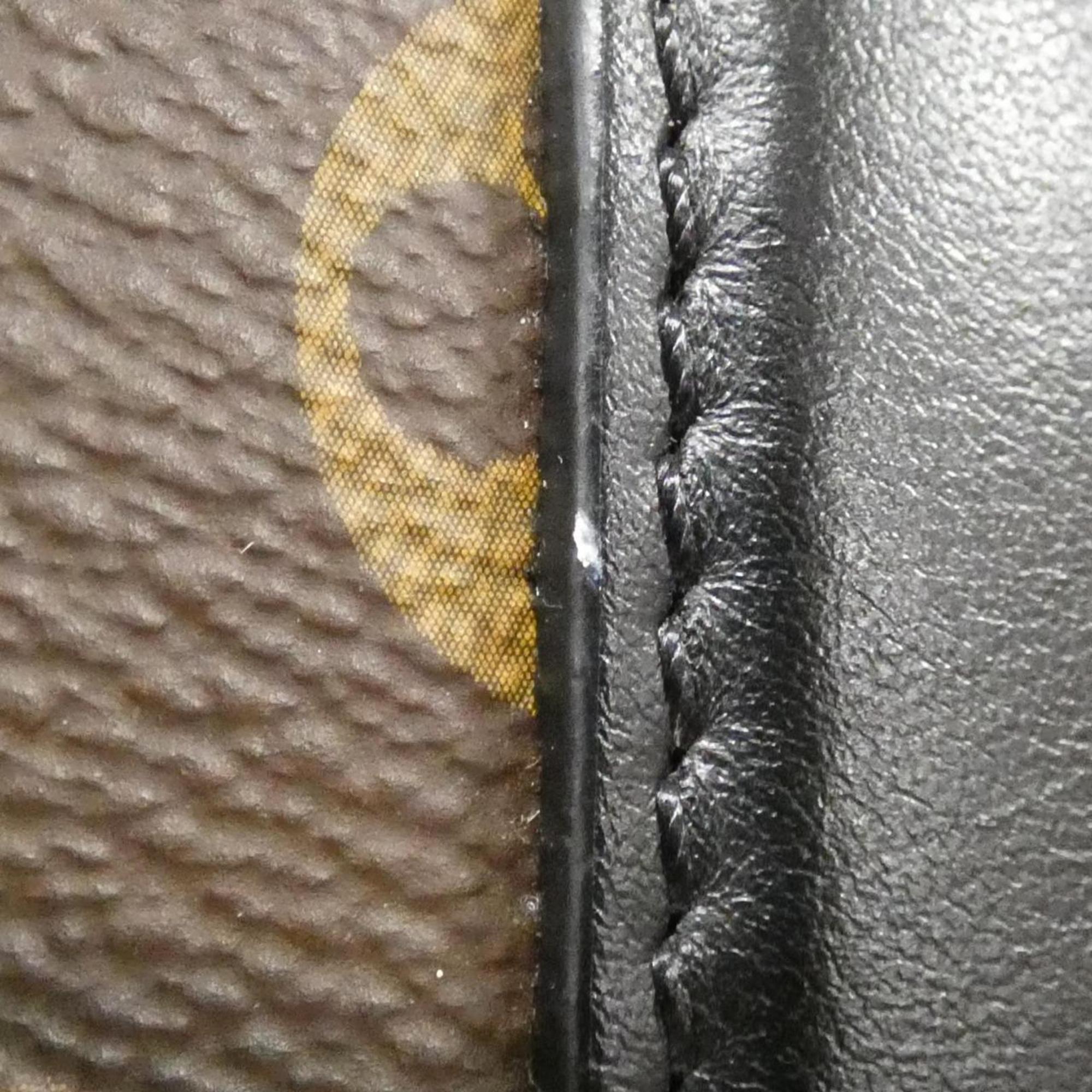 Louis Vuitton Marron Coated Canvas Handbag