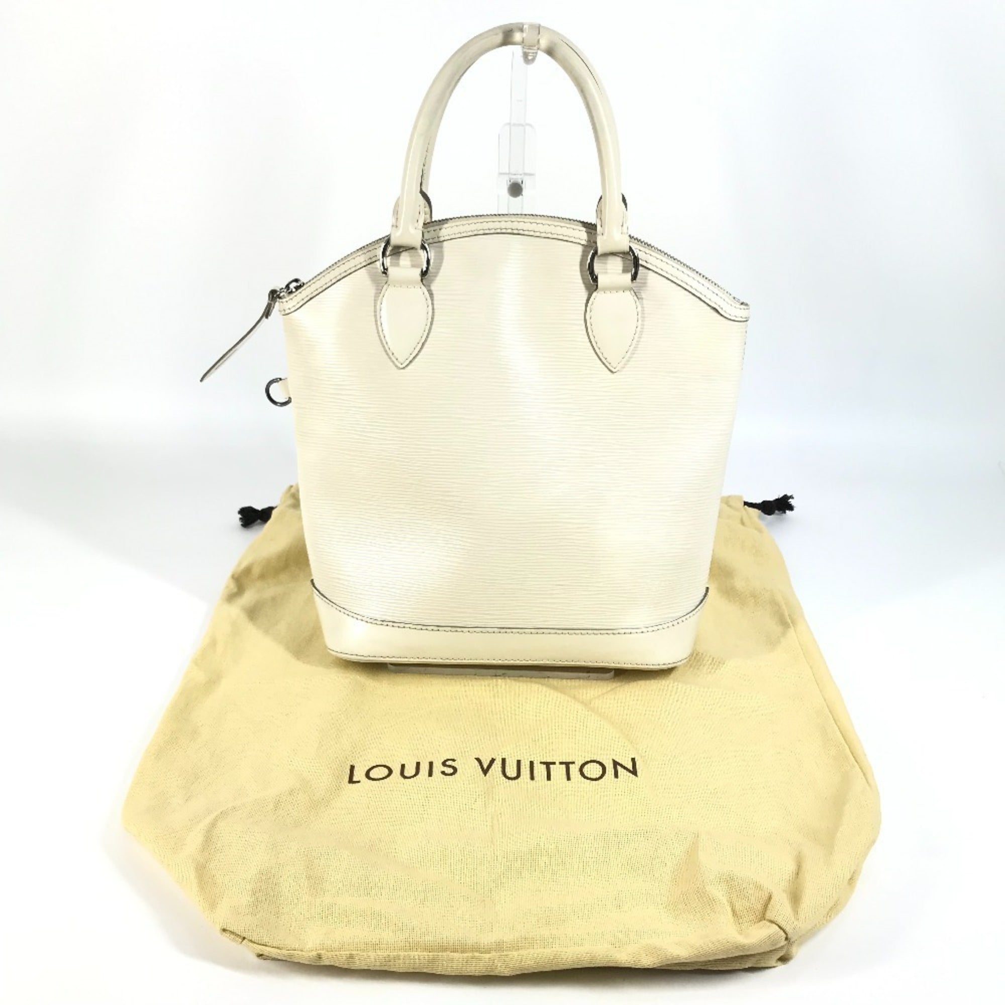 Louis Vuitton Epi Lv Off White Epi Leather Handbag Tote Bag