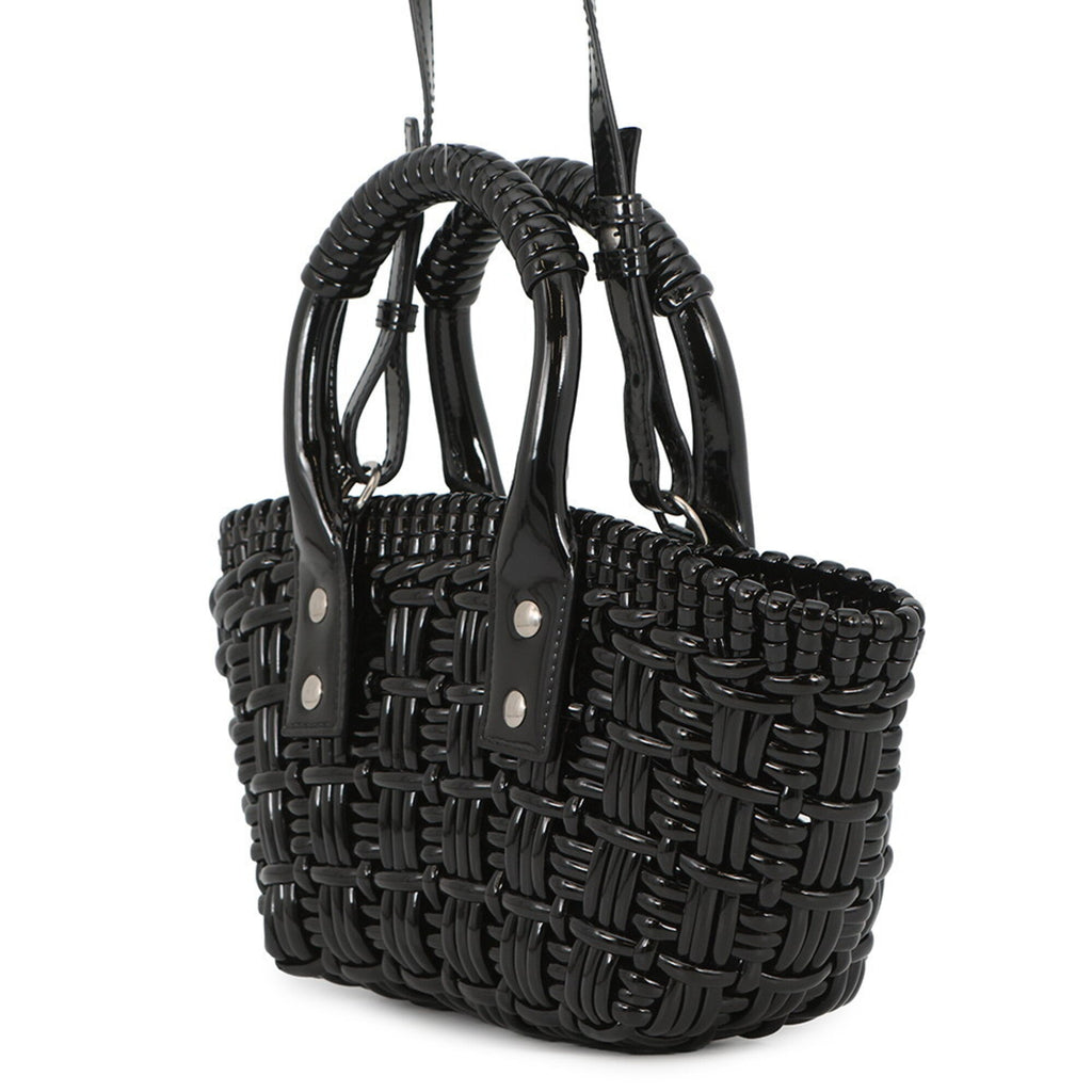 Balenciaga Black Patent Leather Handbag Shoulder