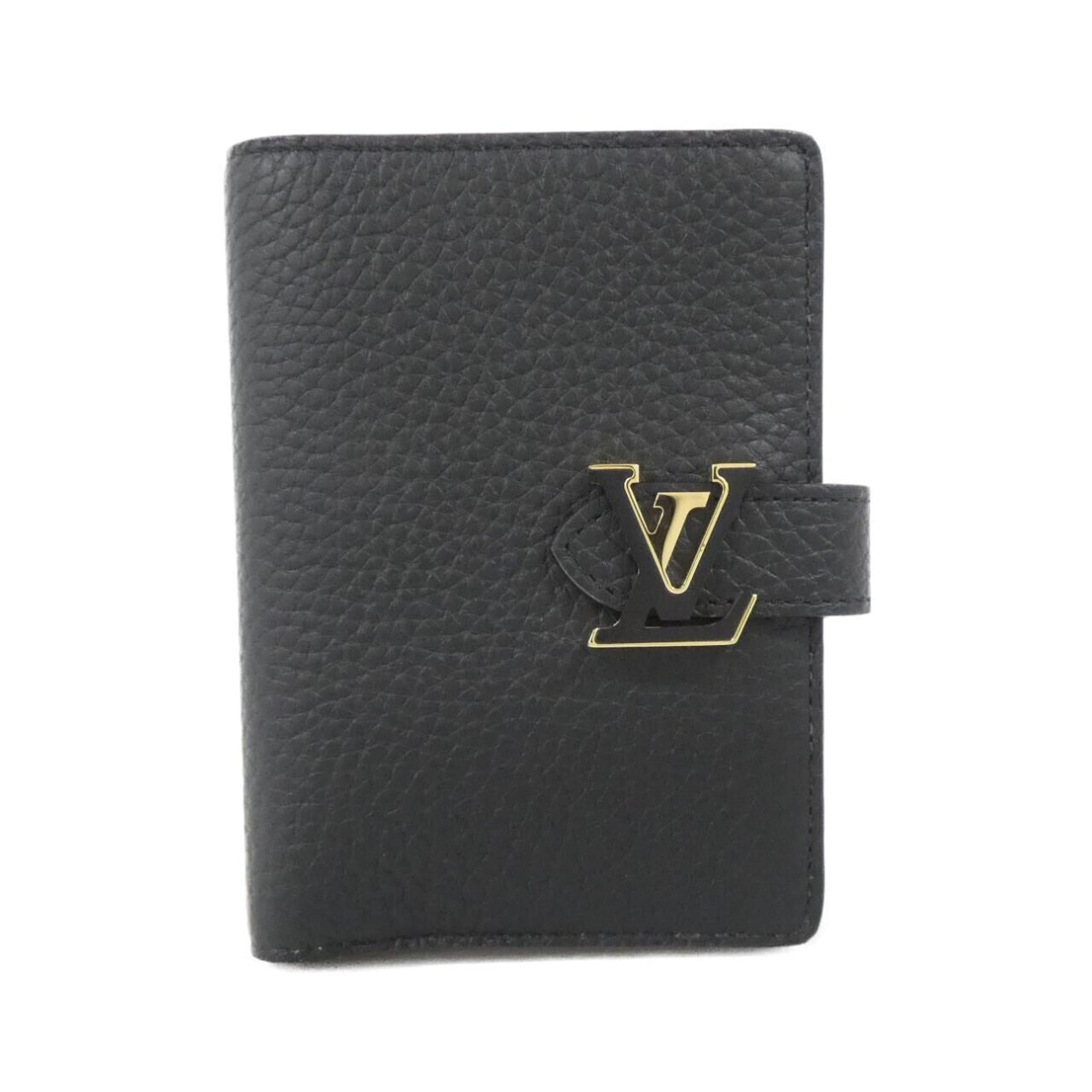 Louis Vuitton Black Leather Wallet