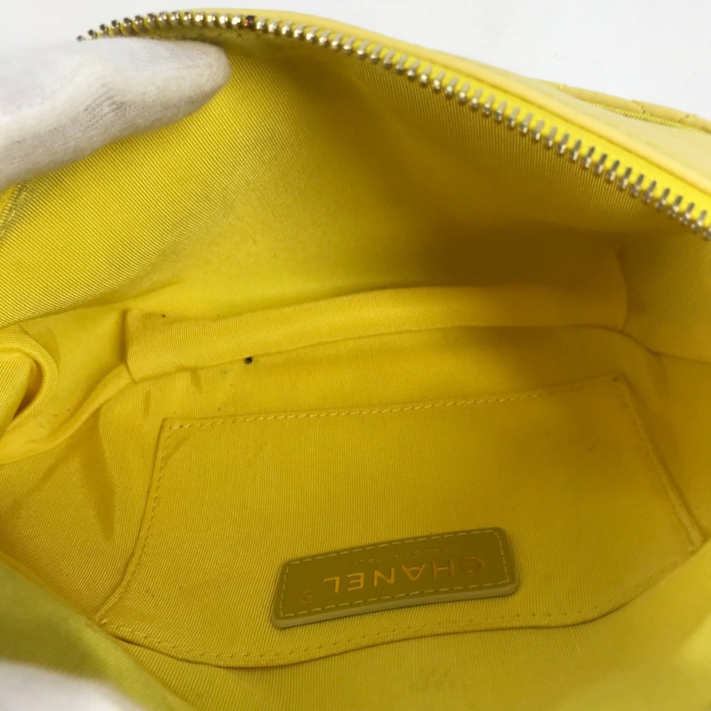 Chanel Yellow Leather Other