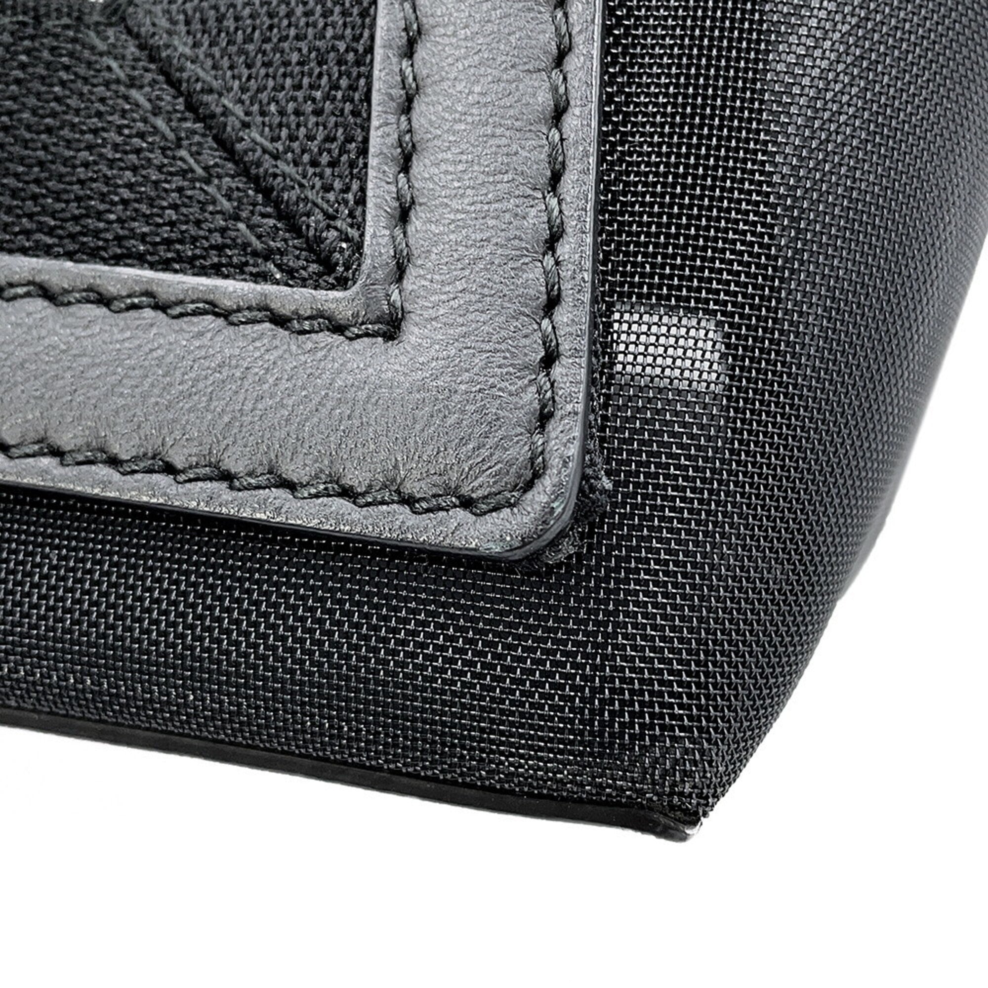 Balenciaga Black Mesh Leather Handbag Tote