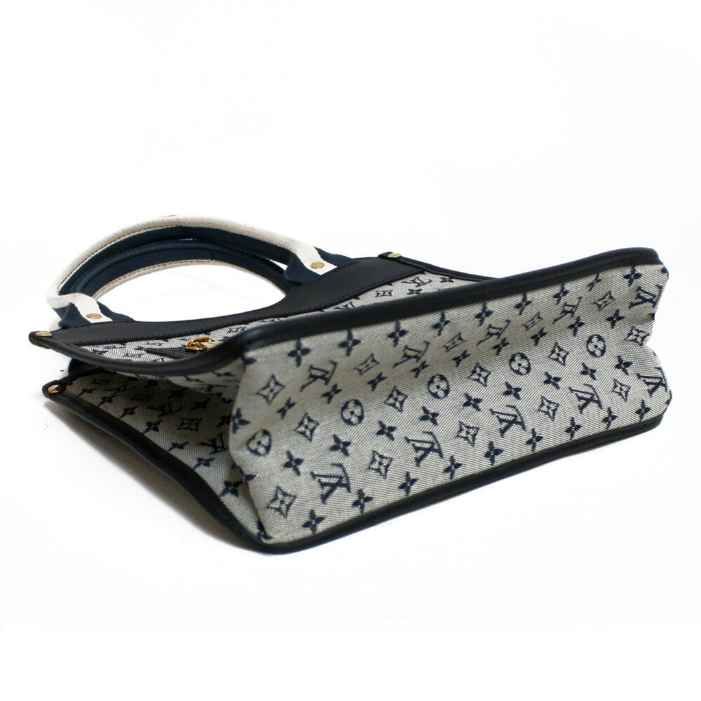 Louis Vuitton Handbag Monogram Mini Sack Catline M92325 Blue Ladies Canvas