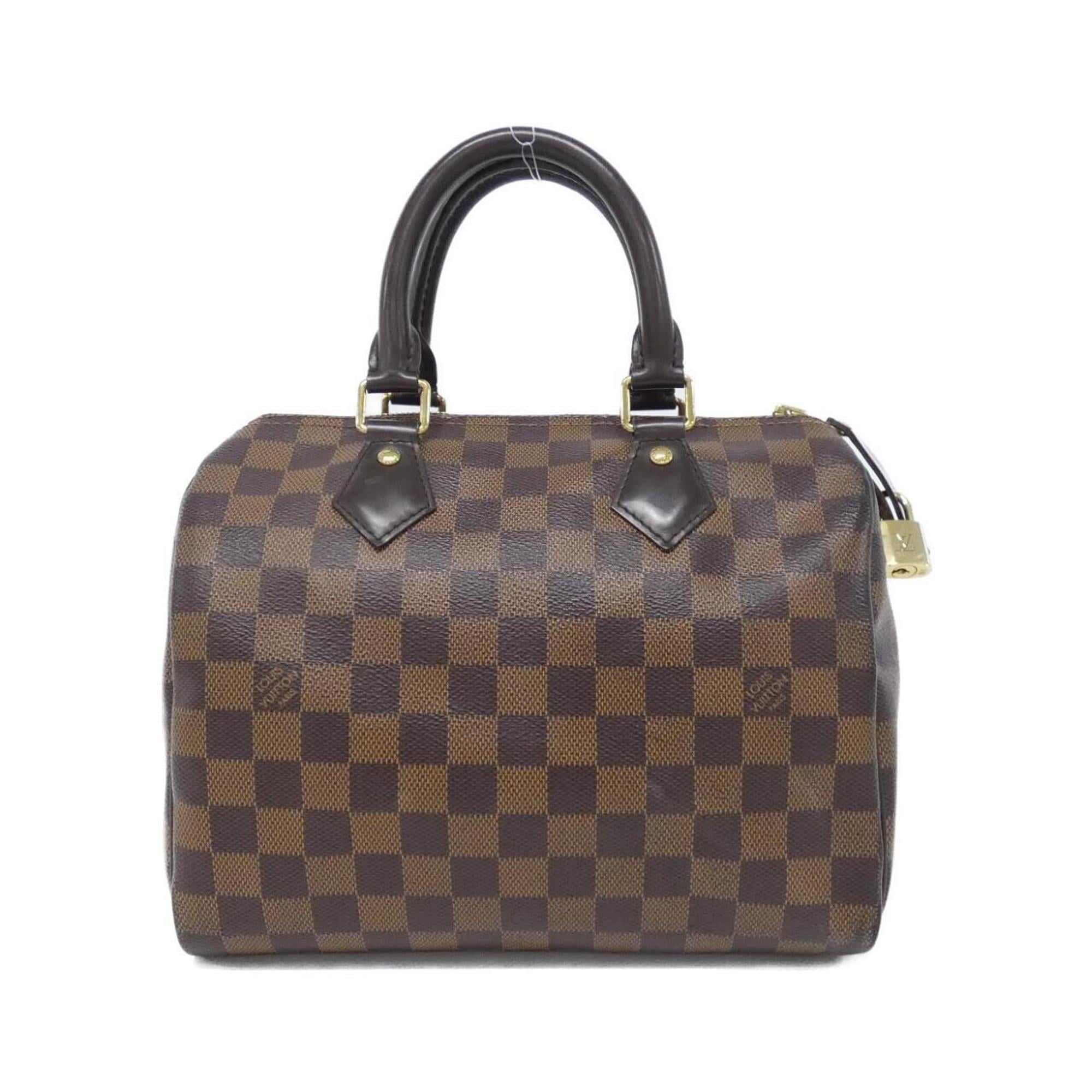 Louis Vuitton Damier Ebene Coated Canvas Boston Bag
