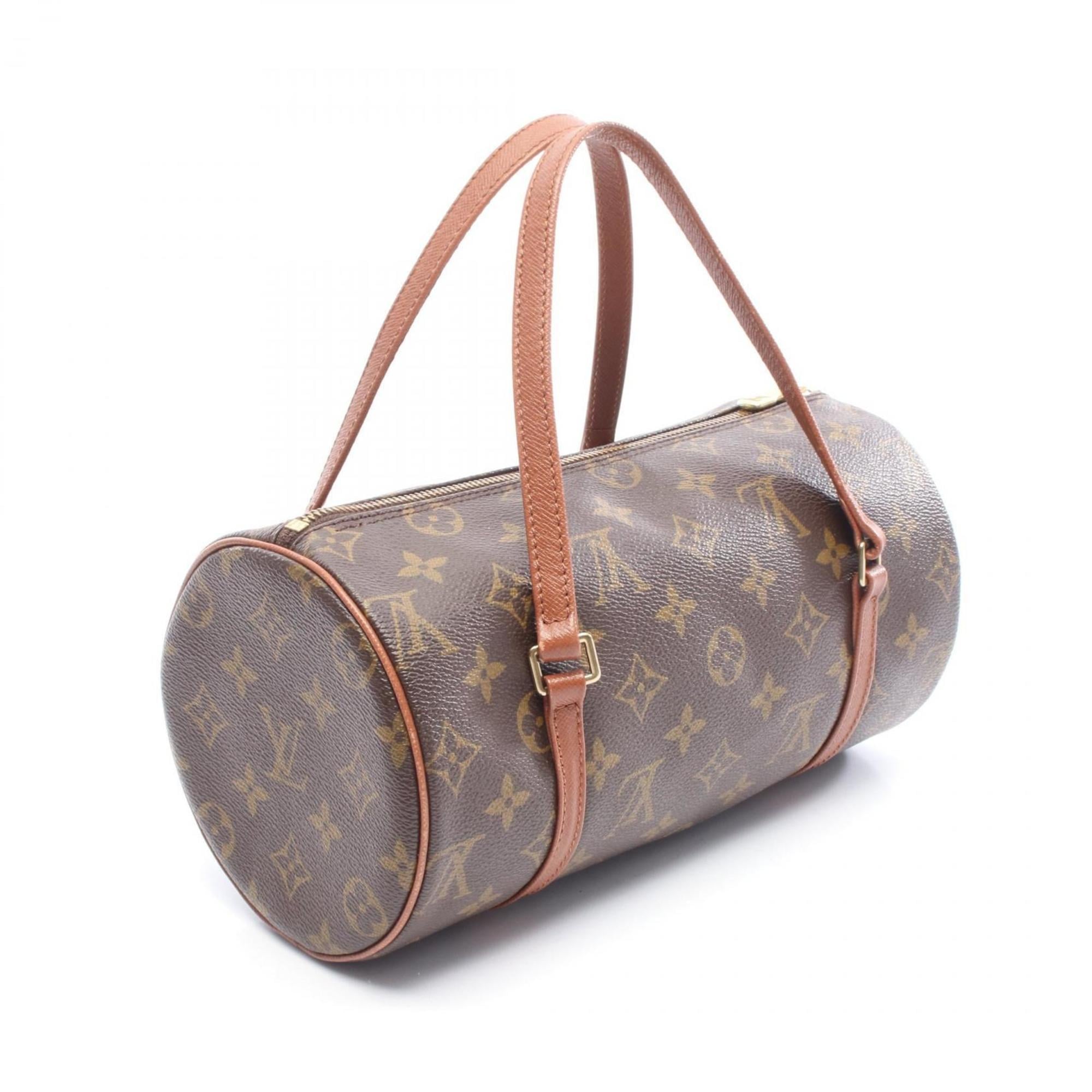 Louis Vuitton Brown Monogram Pvc Coated Canvas Leather Handbag
