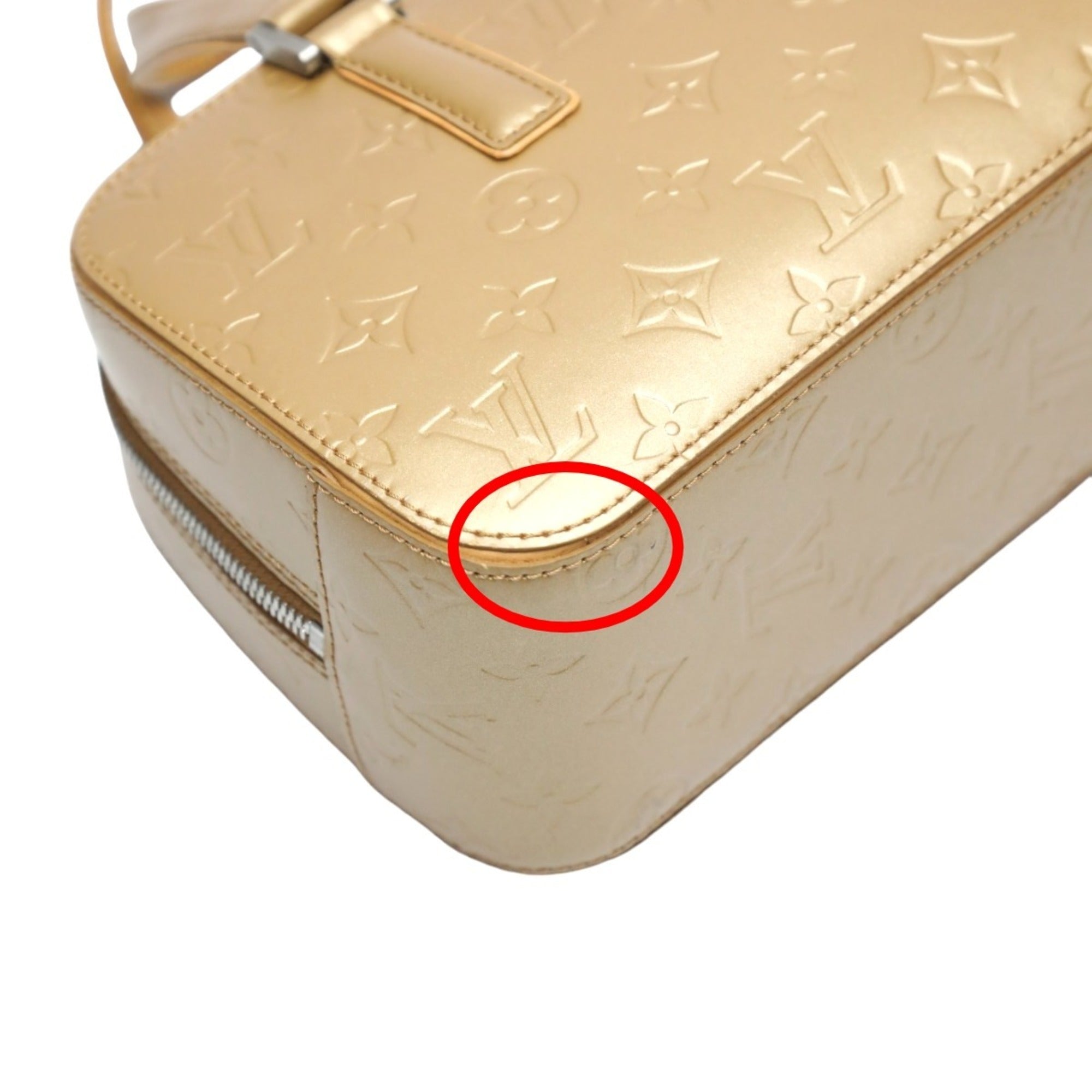 Louis Vuitton Gold Monogram Mat Handbag