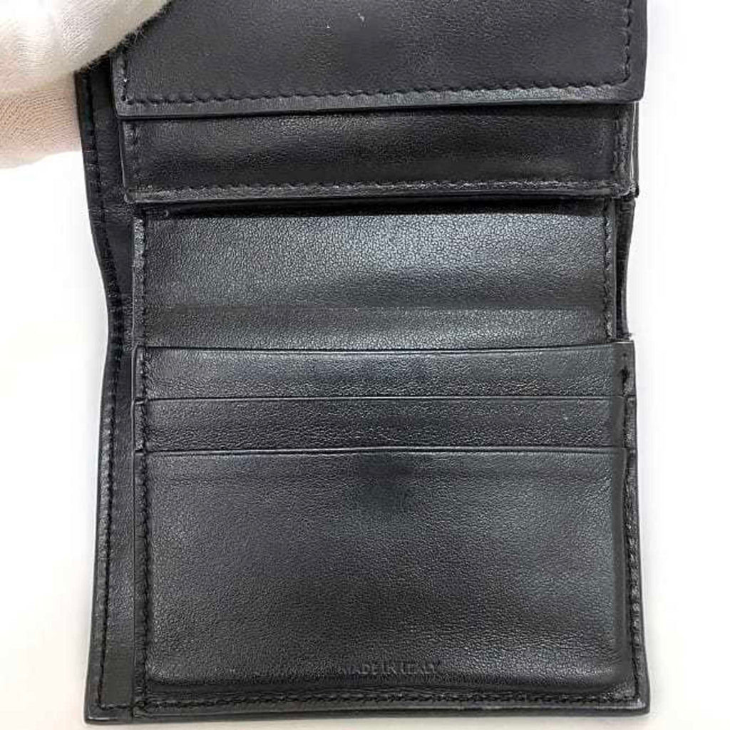 Celine Black Leather Wallet (Tri-Fold)