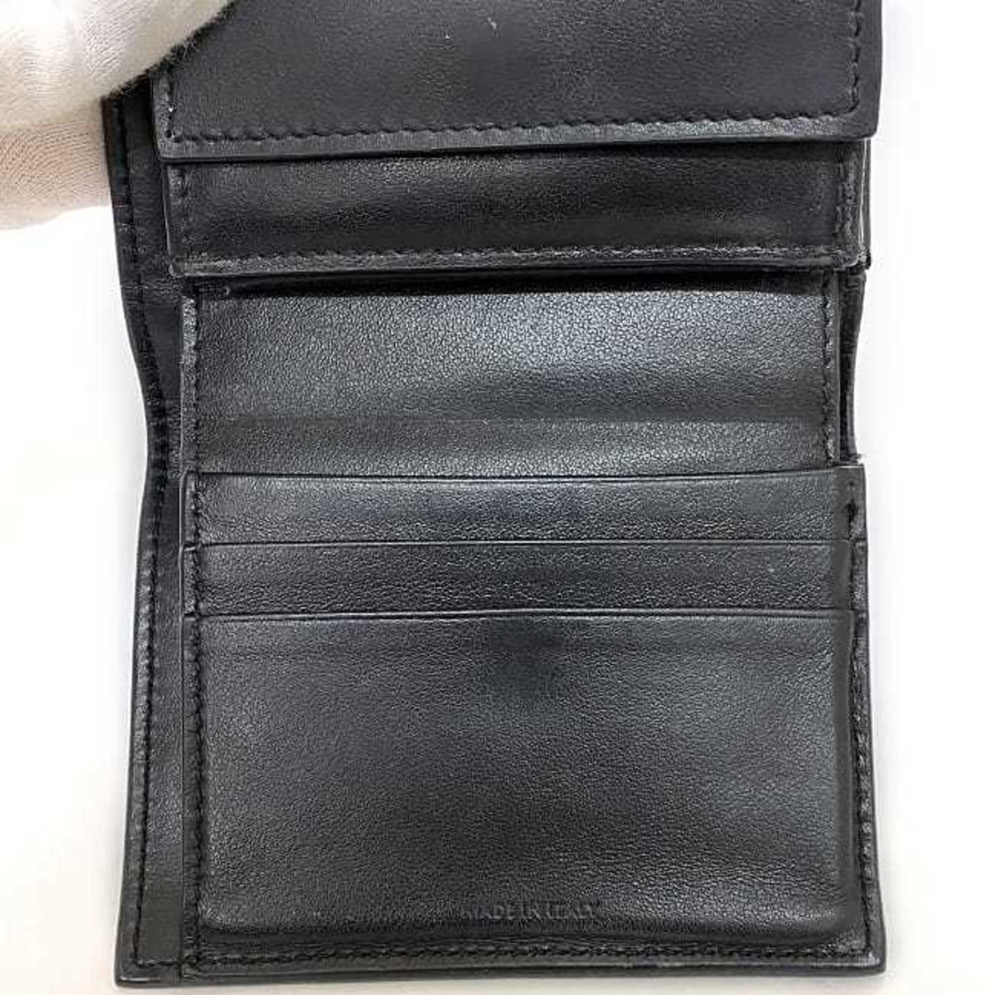 Celine Black Leather Wallet (Tri-Fold)