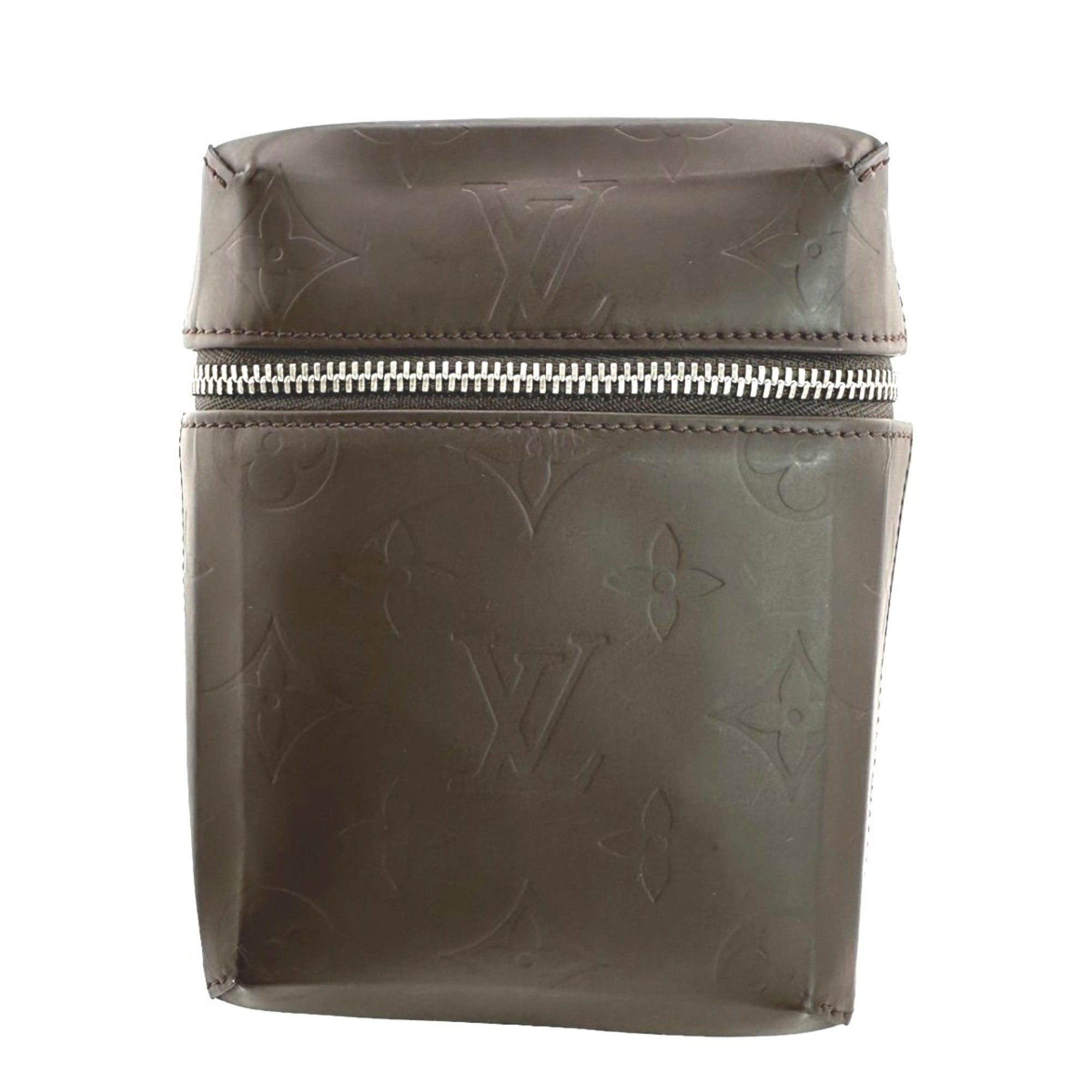 Louis Vuitton Brown Leather Pouch
