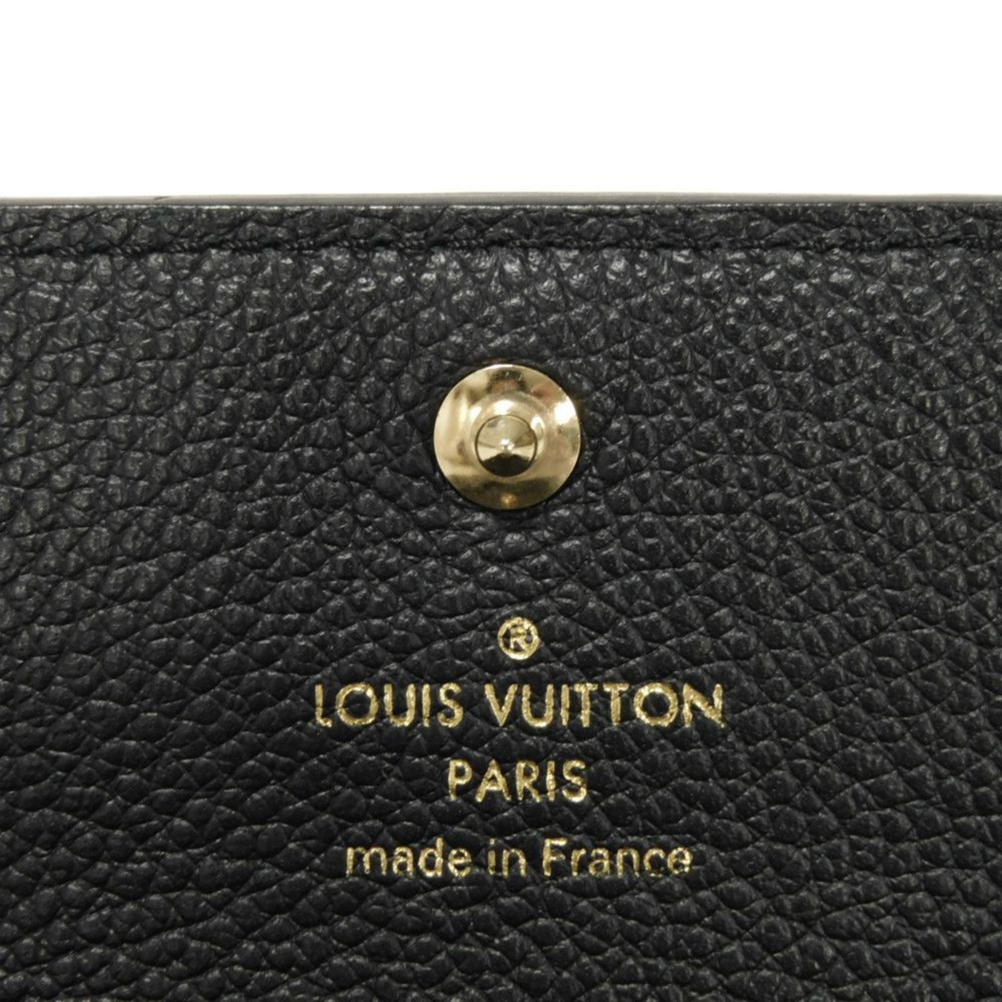 Louis Vuitton Monogram Empreinte Black Noir Monogram Empreinte Wallet (Tri-Fold)