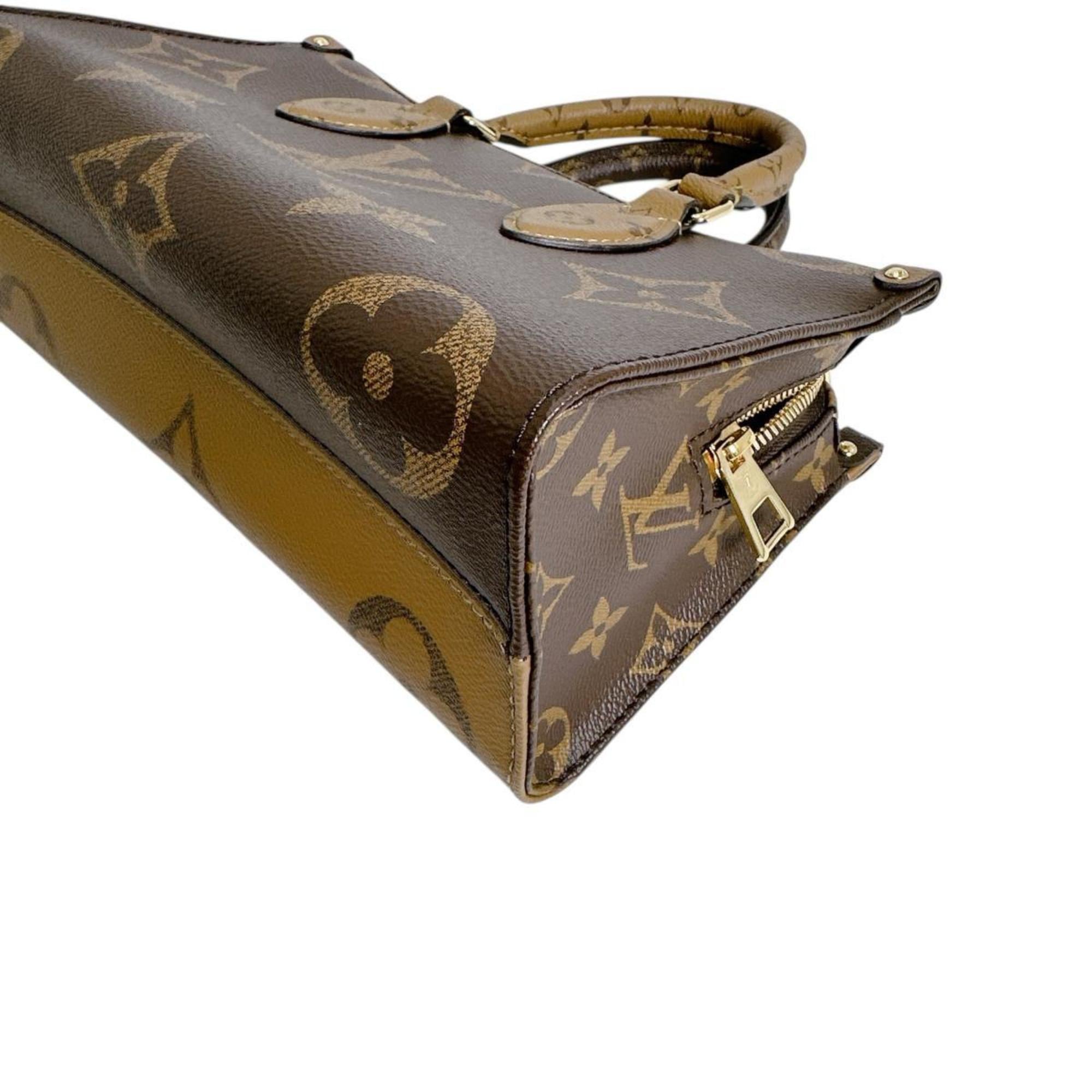 Louis Vuitton Brown Monogram Pouch Tote Bag