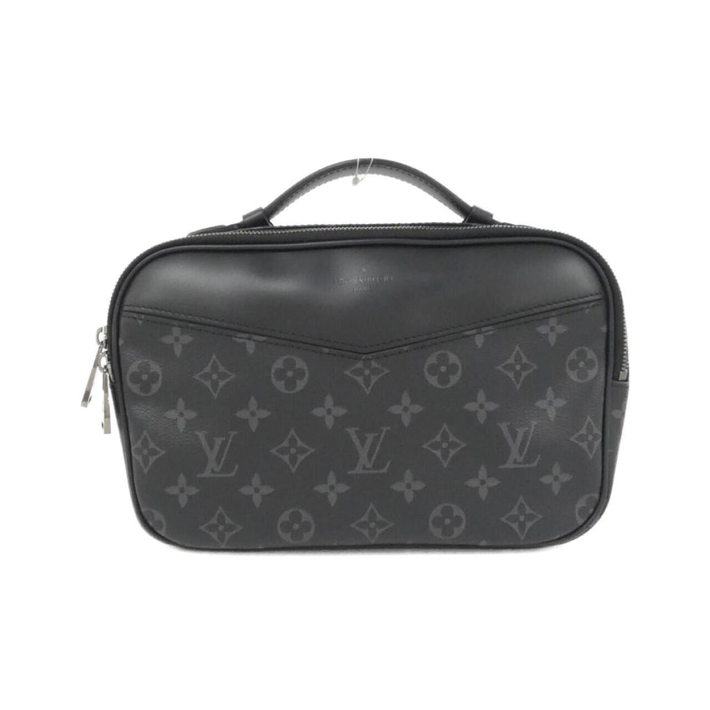 Louis Vuitton Black Coated Canvas Shoulder Bag