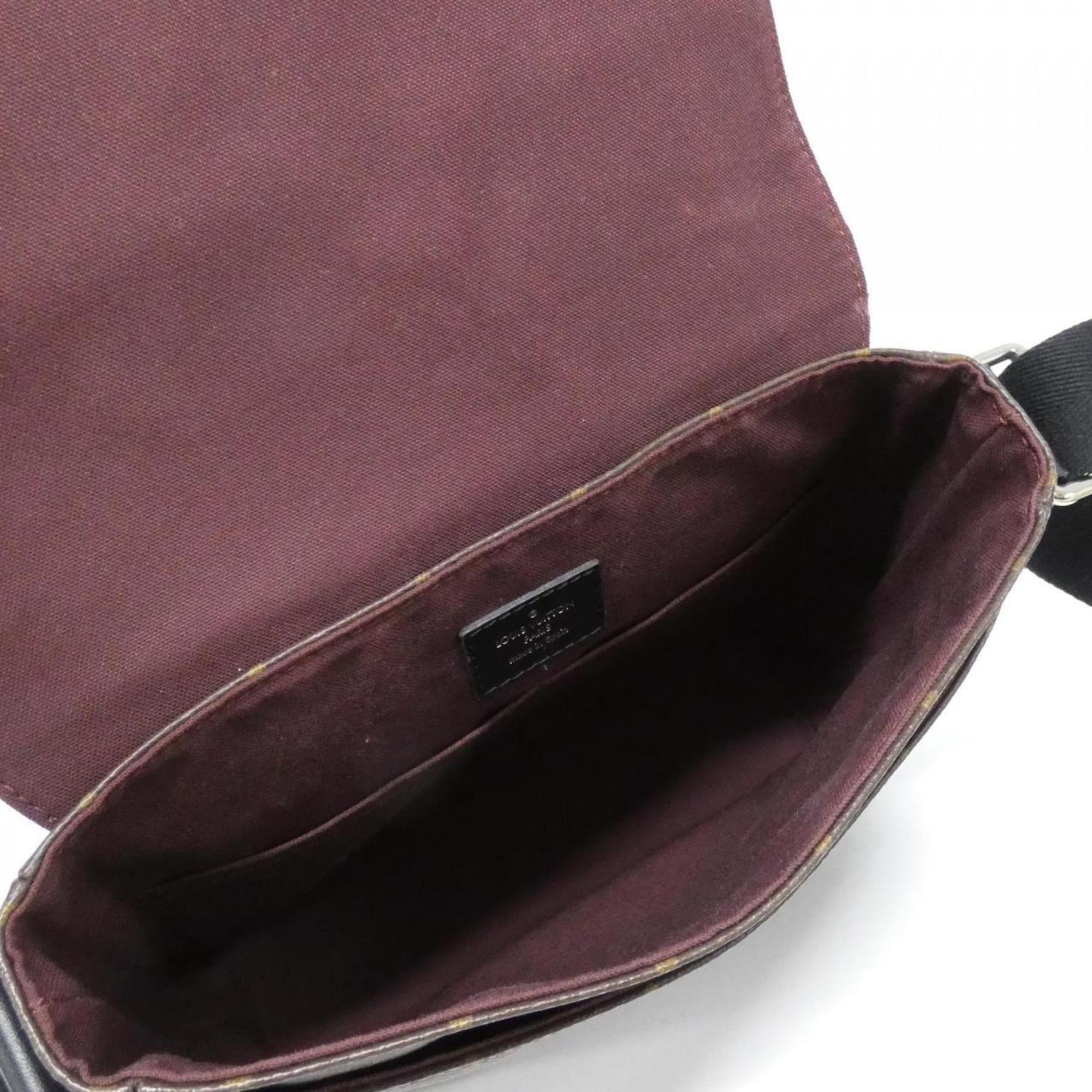 Louis Vuitton Marron Coated Canvas Shoulder Bag