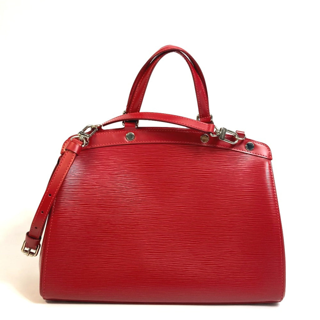 Louis Vuitton Red Leather Handbag