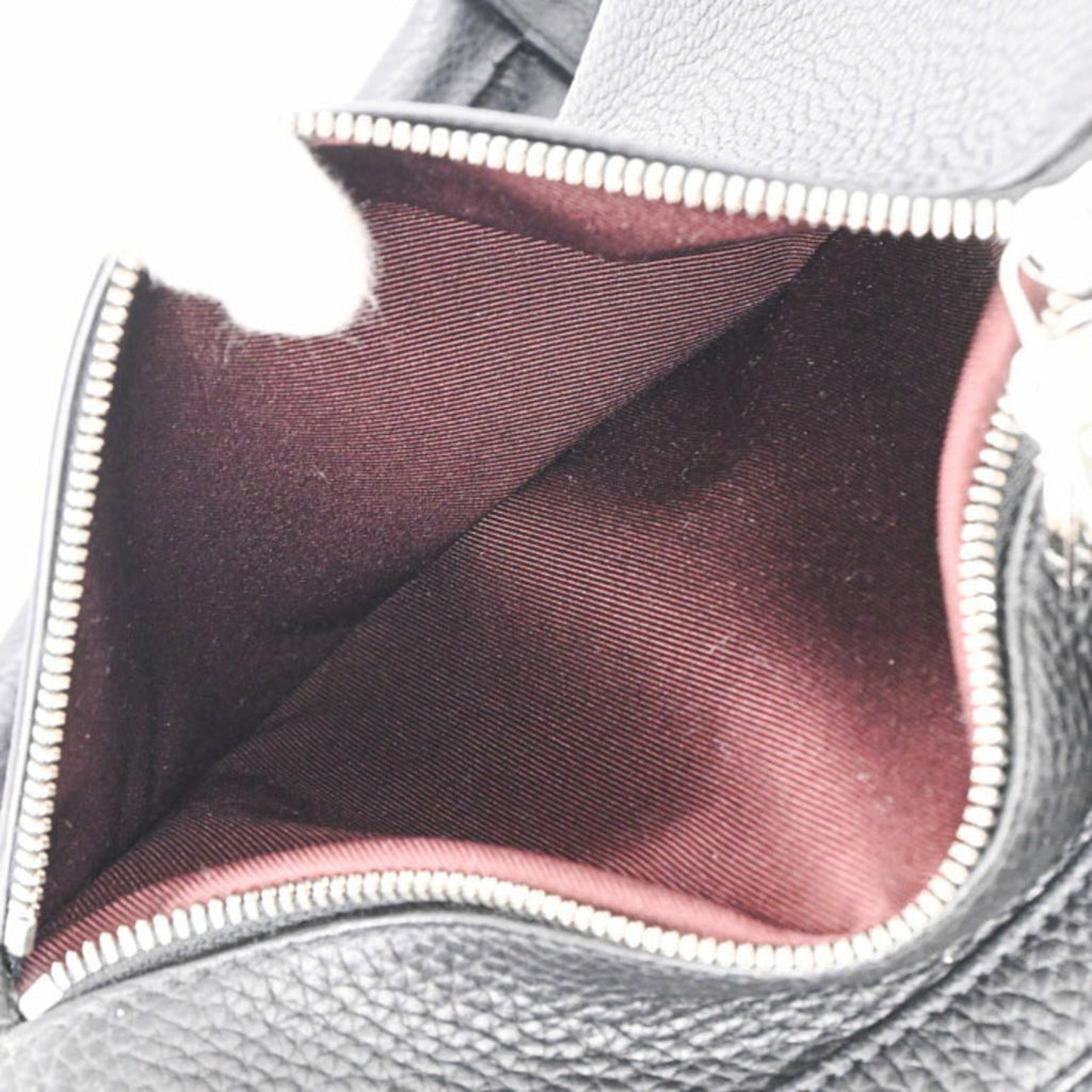 Louis Vuitton Black Leather Backpack