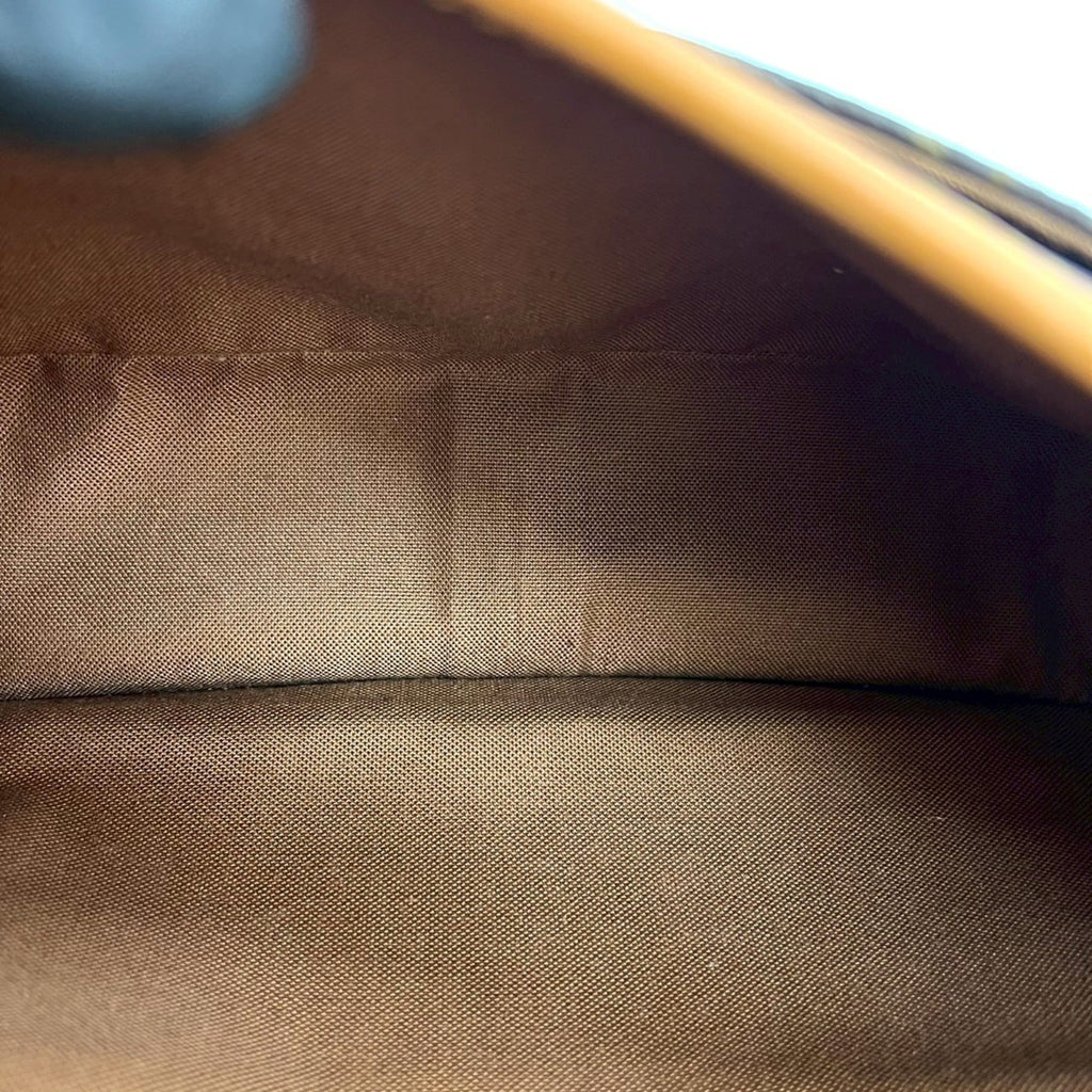Louis Vuitton Brown Leather Pvc Pochette Shoulder Bag