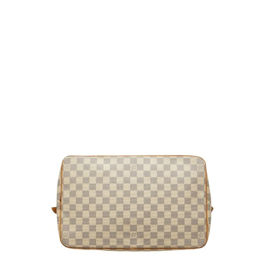 Louis Vuitton White Pvc Leather Tote Bag