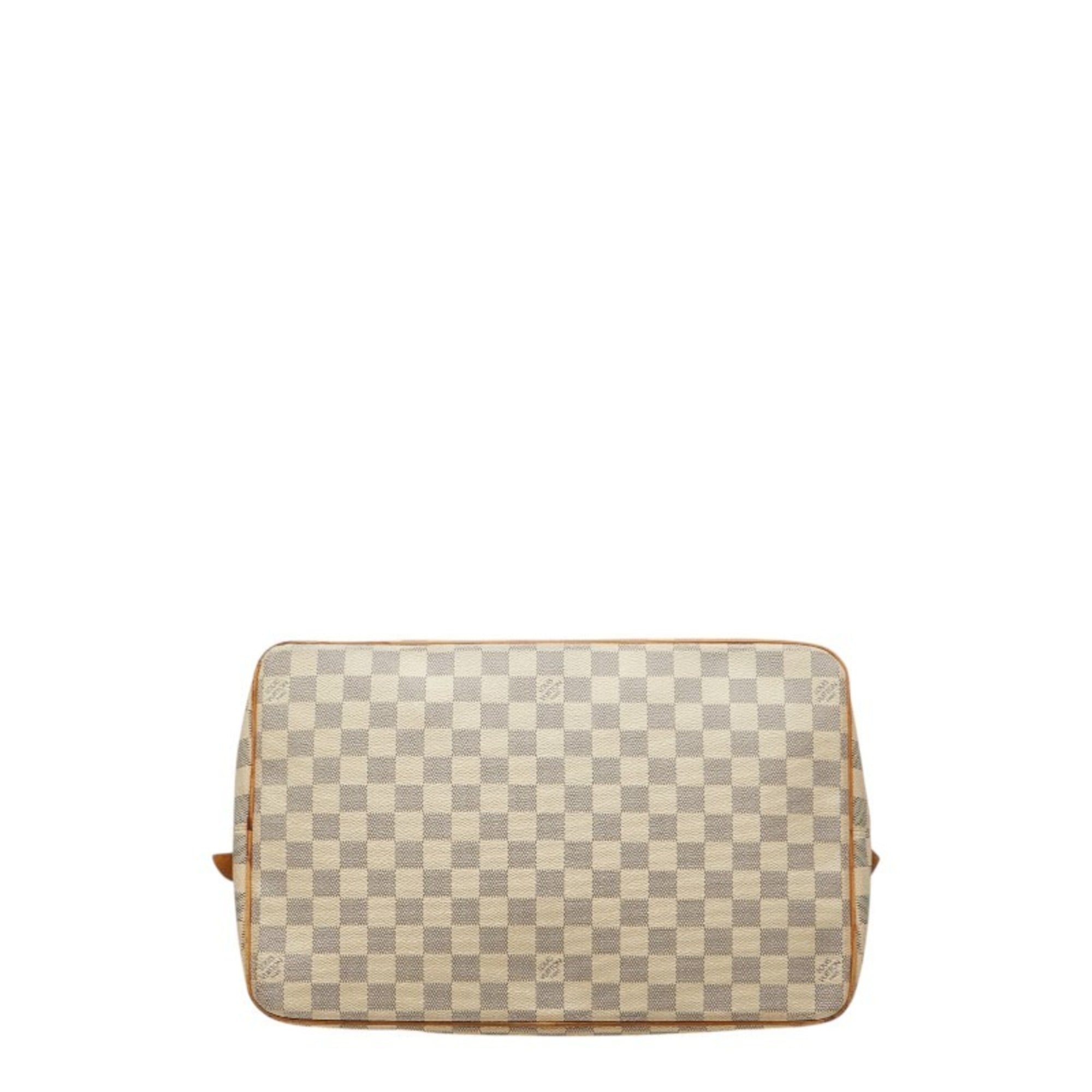 Louis Vuitton White Pvc Leather Tote Bag