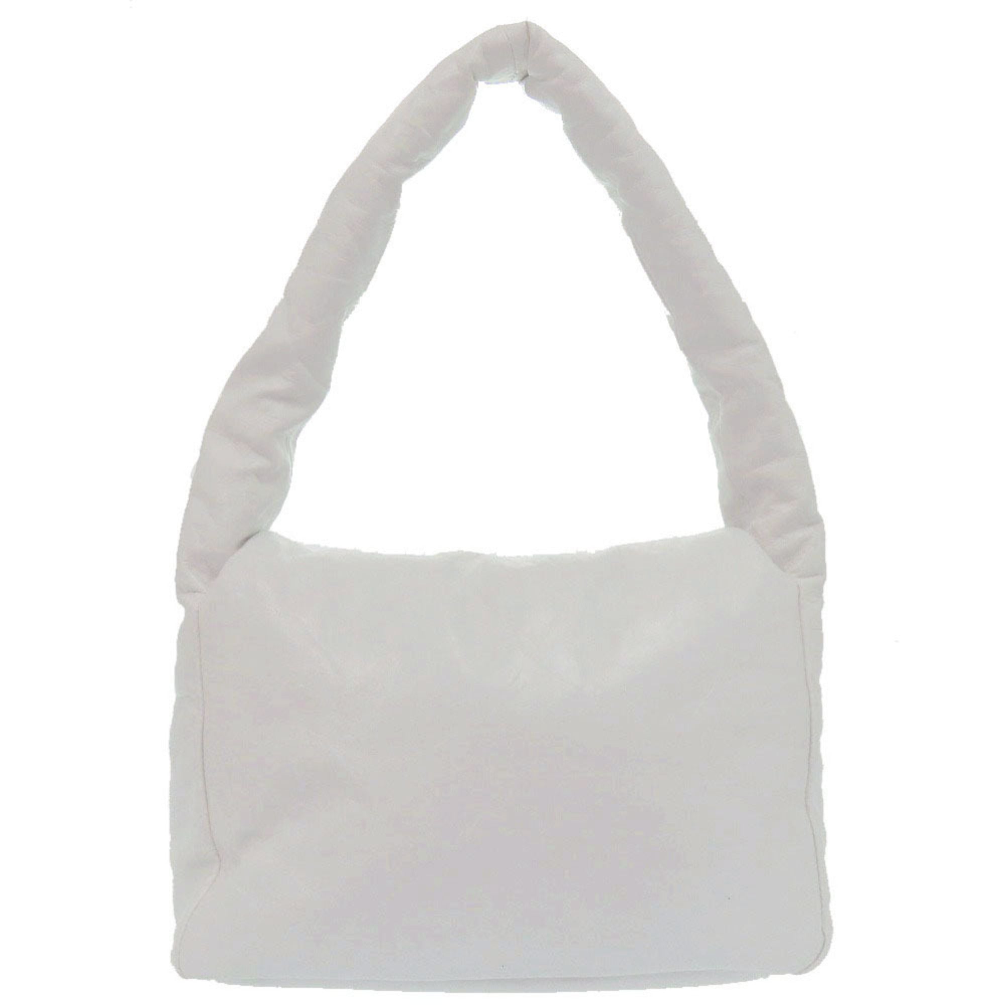 Balenciaga White Leather Handbag Shoulder