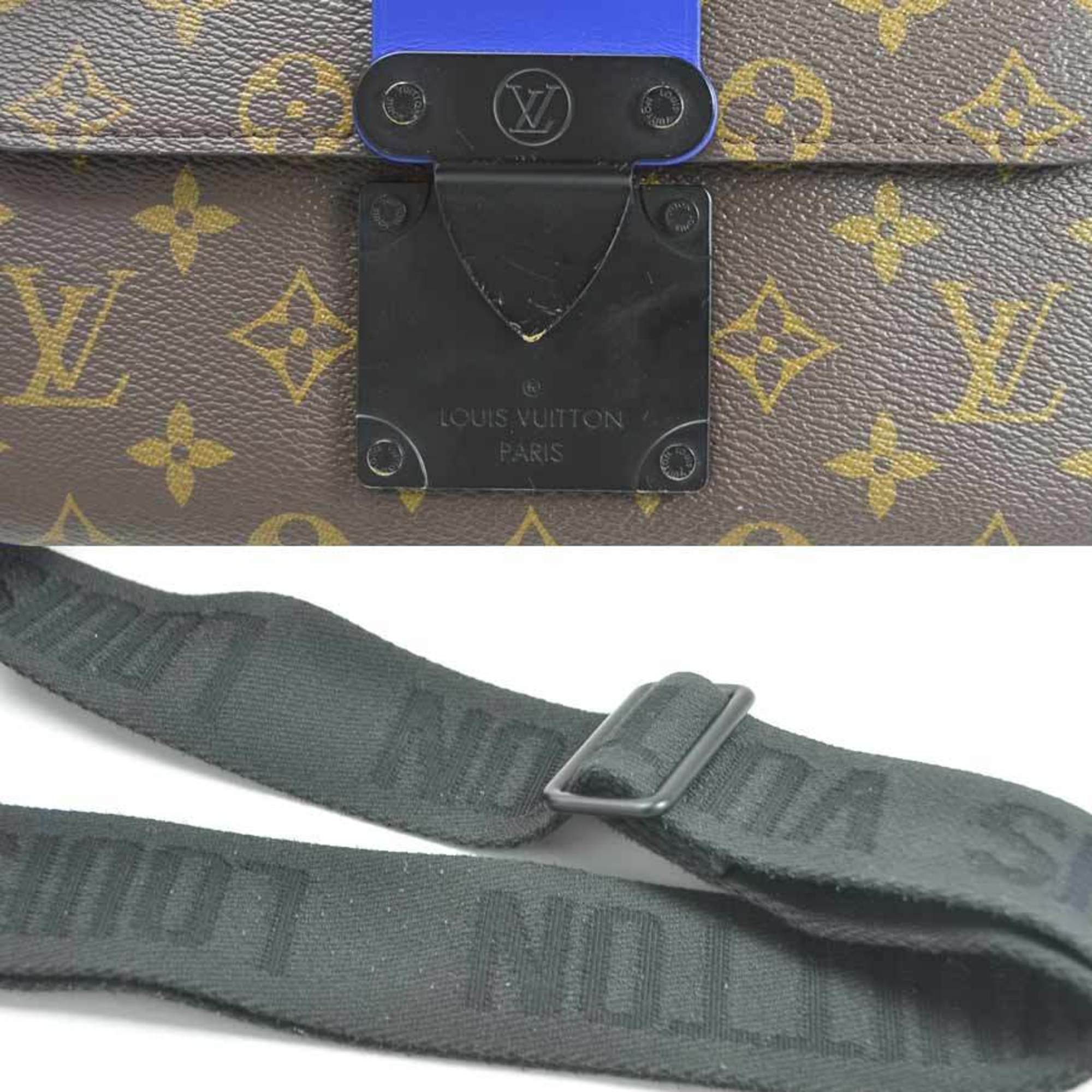 Louis Vuitton Handbag Shoulder Bag 2Way Monogram Macassar S Rock Messenger Br Canvas Men's M45863