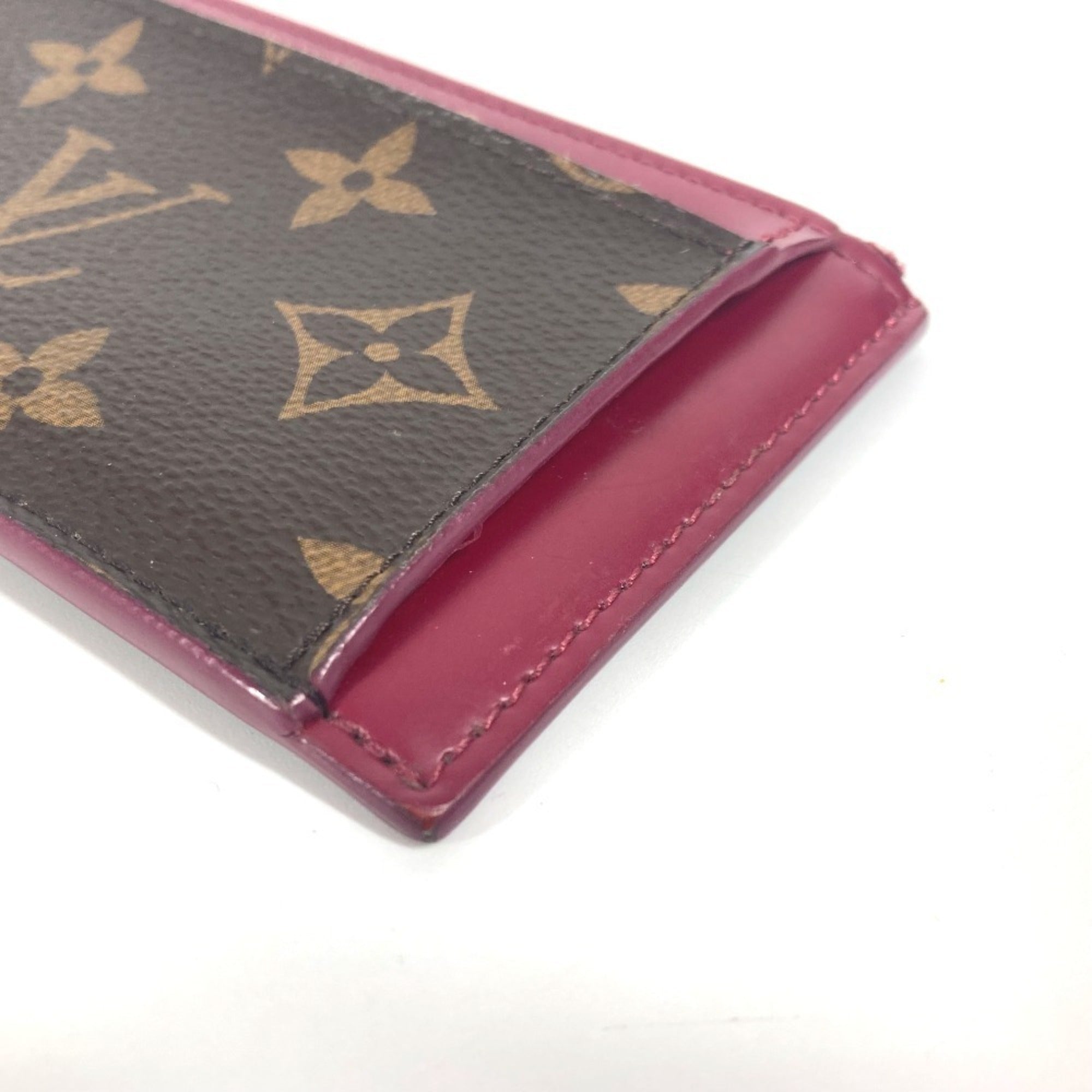 Louis Vuitton Monogram Brown Purple Monogram Coin Purse/Coin Case
