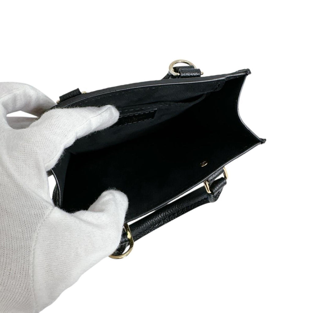 Louis Vuitton Black Monogram Empreinte Shoulder Bag