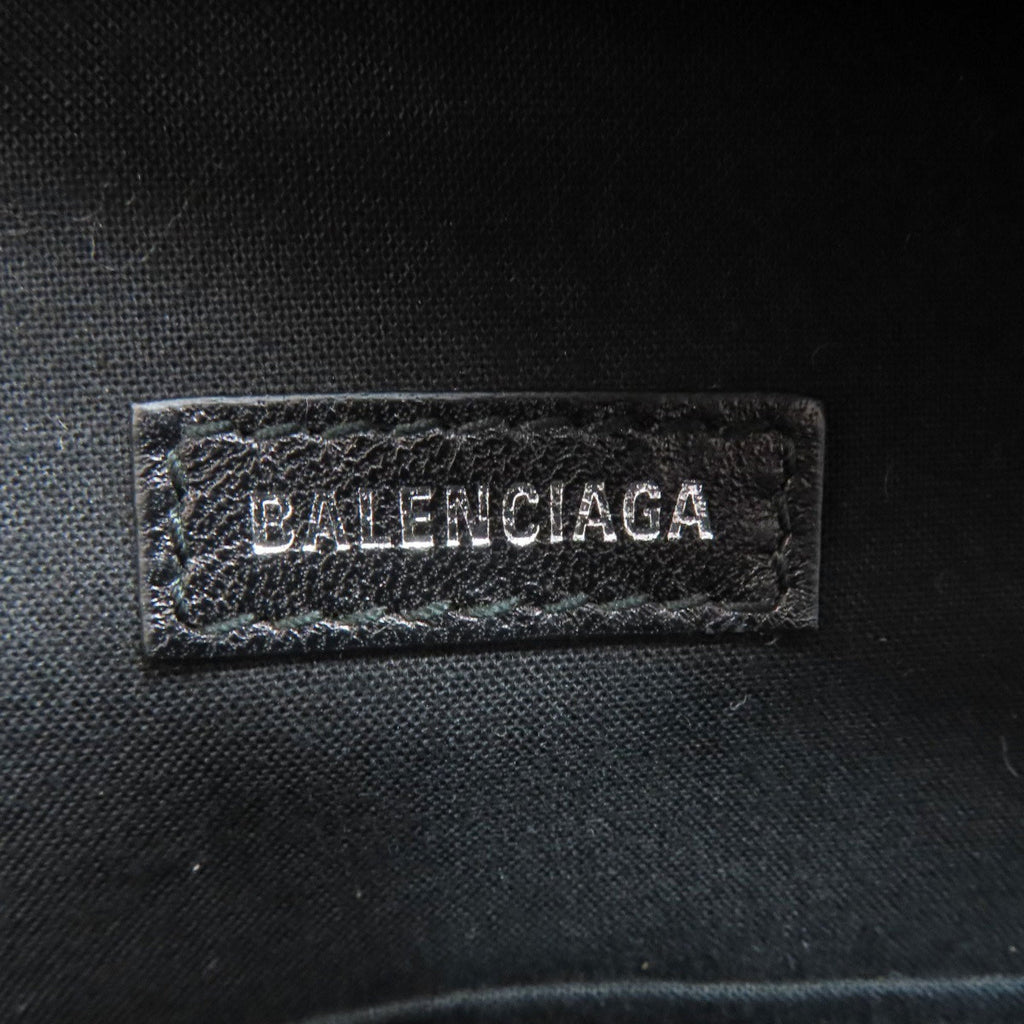 Balenciaga Black Leather Backpack