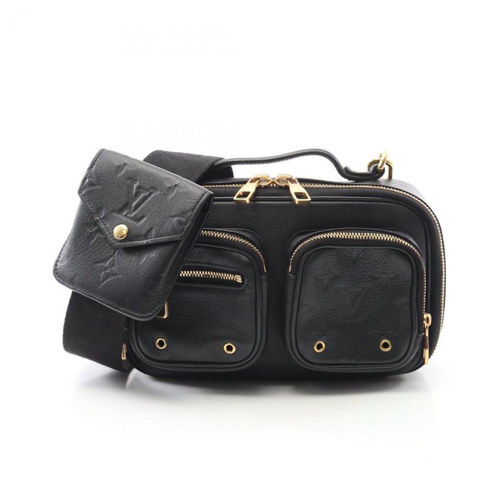 Louis Vuitton Black Noir Leather Shoulder Bag