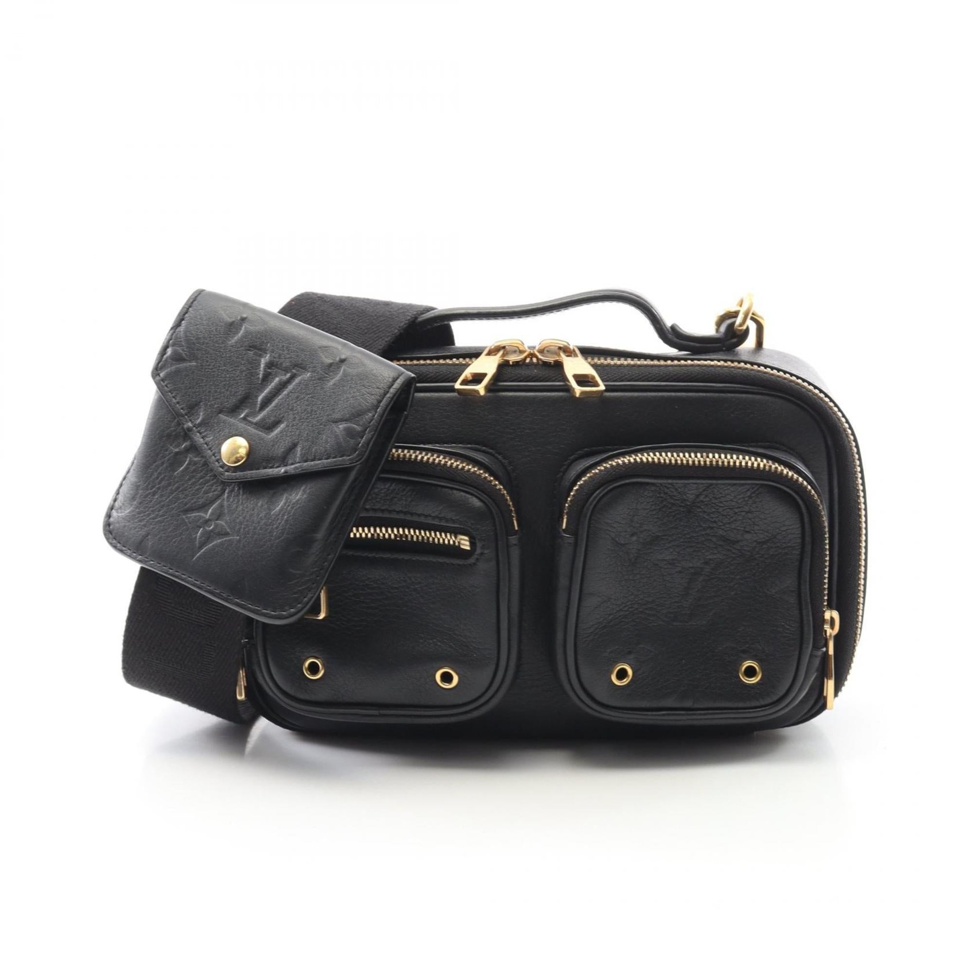 Louis Vuitton Black Noir Leather Shoulder Bag
