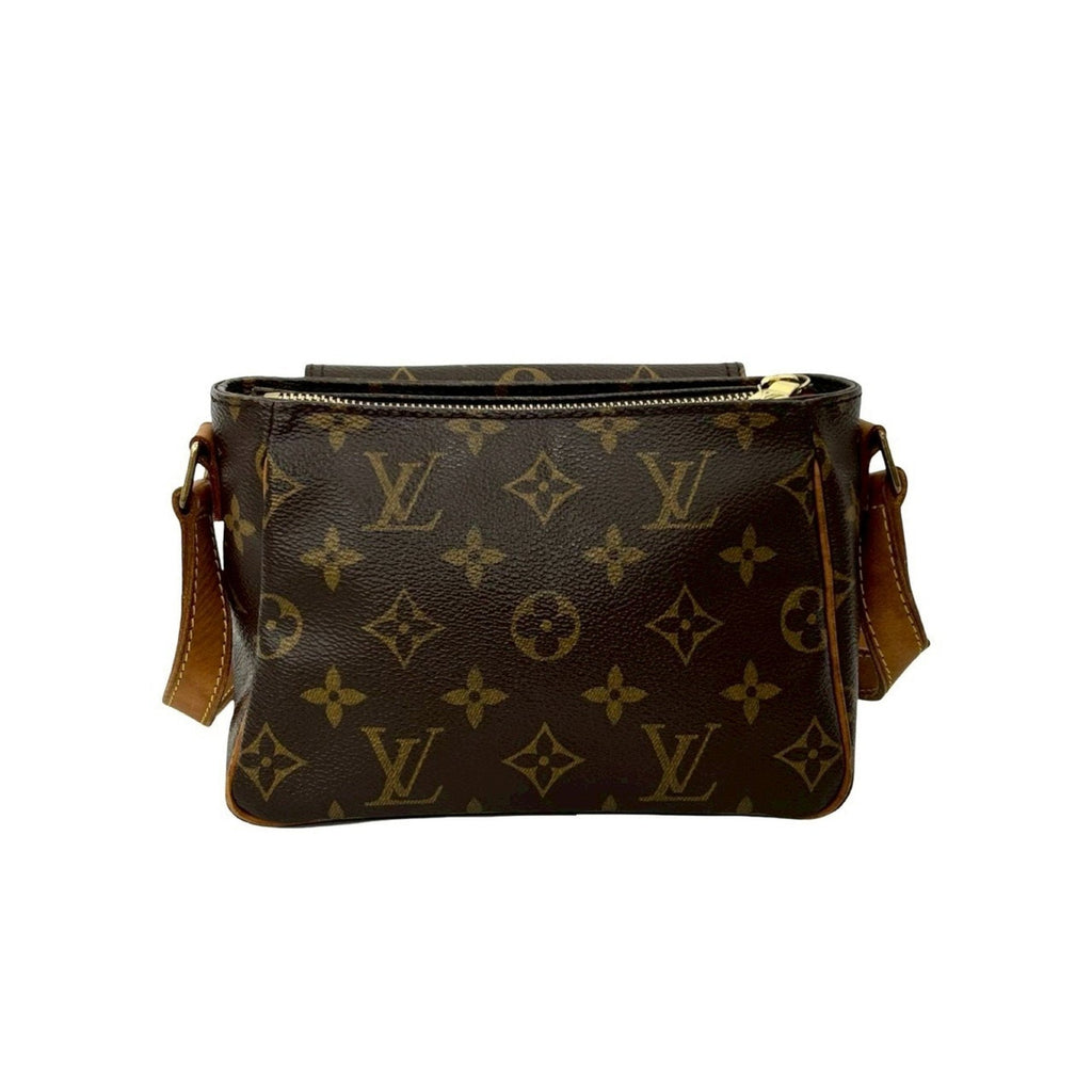Louis Vuitton Brown Leather Pvc Pochette Shoulder Bag