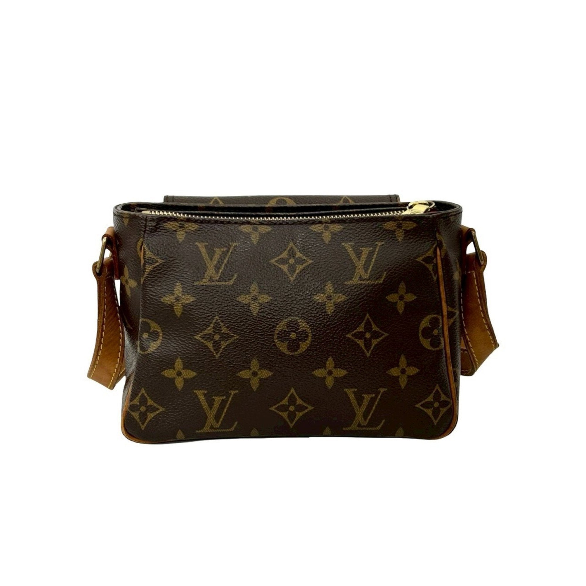 Louis Vuitton Brown Leather Pvc Pochette Shoulder Bag