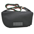 Gucci Black Green Red Color Canvas Fanny Pack (Pre-Owned)