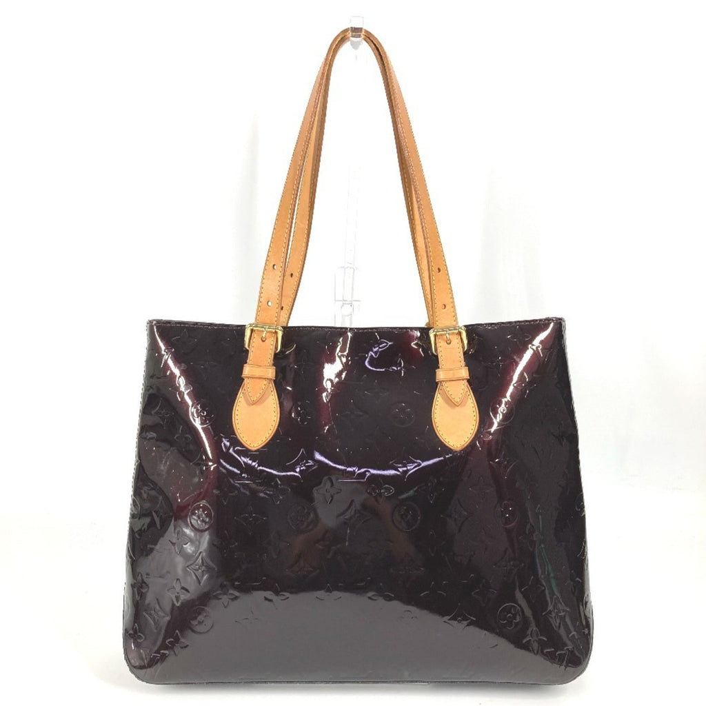 Louis Vuitton Amarante Purple Monogram Vernis Canvas Shoulder Bag Tote Bag