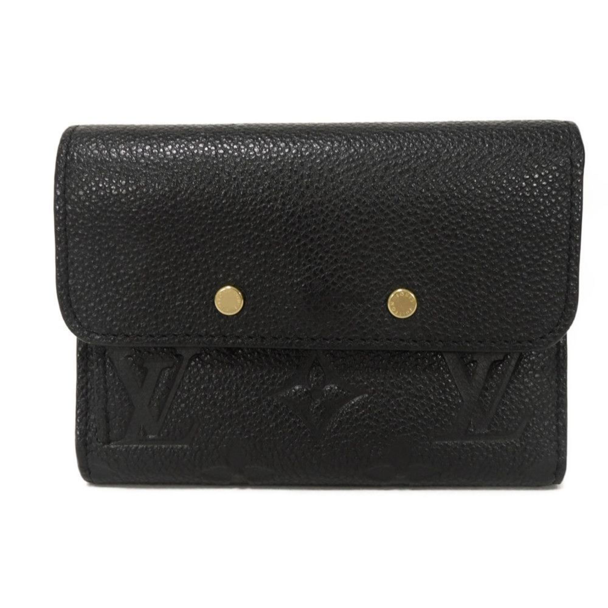 Louis Vuitton Monogram Empreinte Black Noir Monogram Empreinte Wallet (Tri-Fold)
