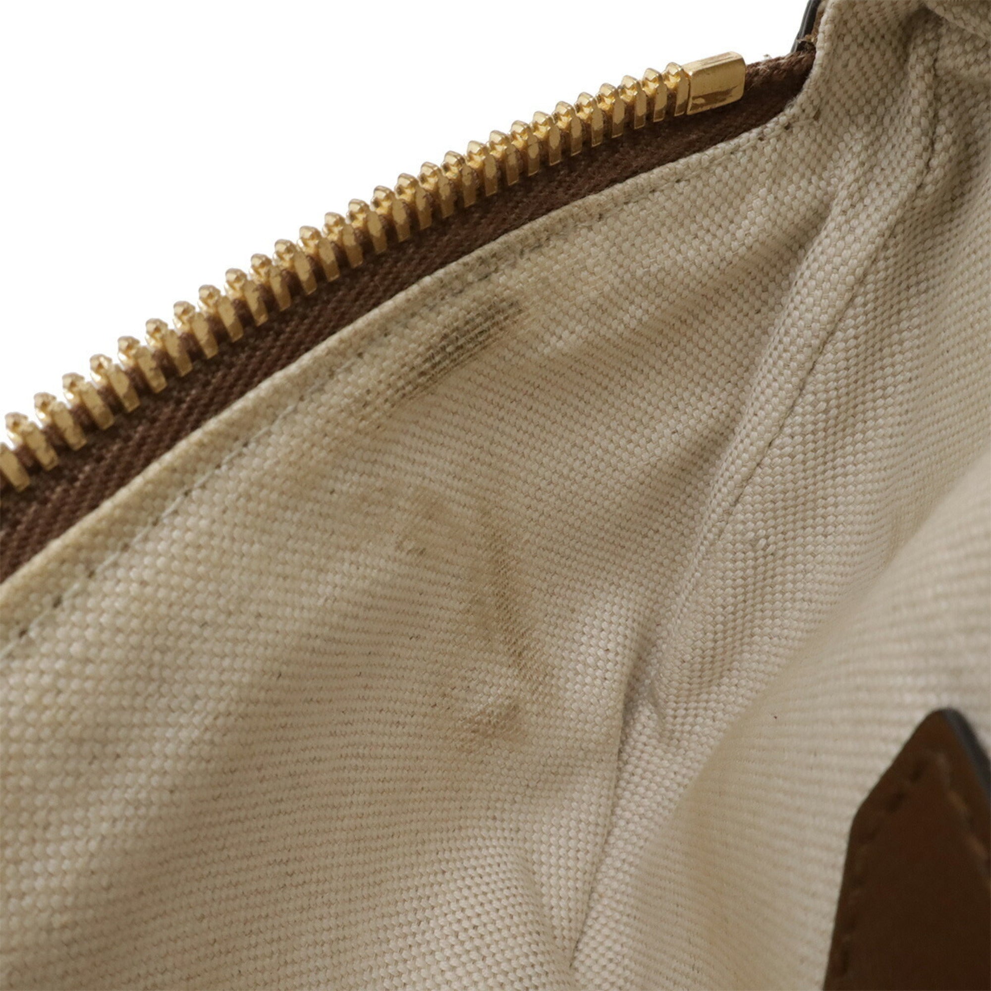 Gucci Beige Brown Leather Sling Bag (Pre-Owned)