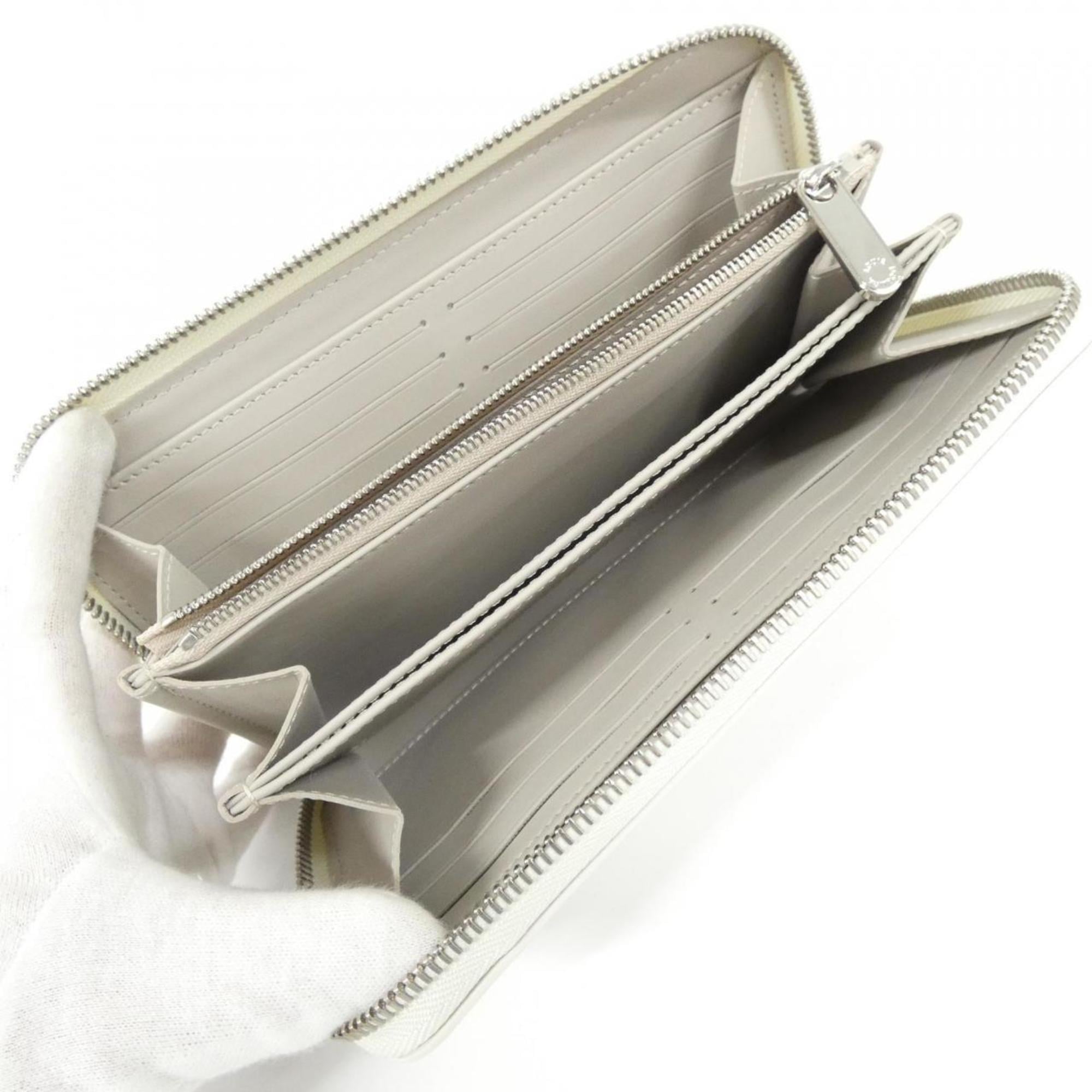 Louis Vuitton Mahina White Leather Long Wallet