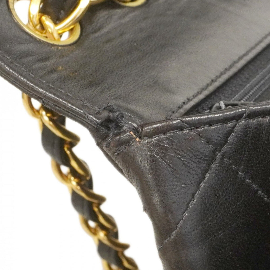 Chanel Black Leather Shoulder Bag