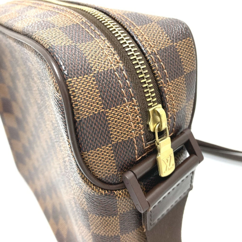 Louis Vuitton Damier Brown Ebene Damier Canvas Pochette Shoulder Bag
