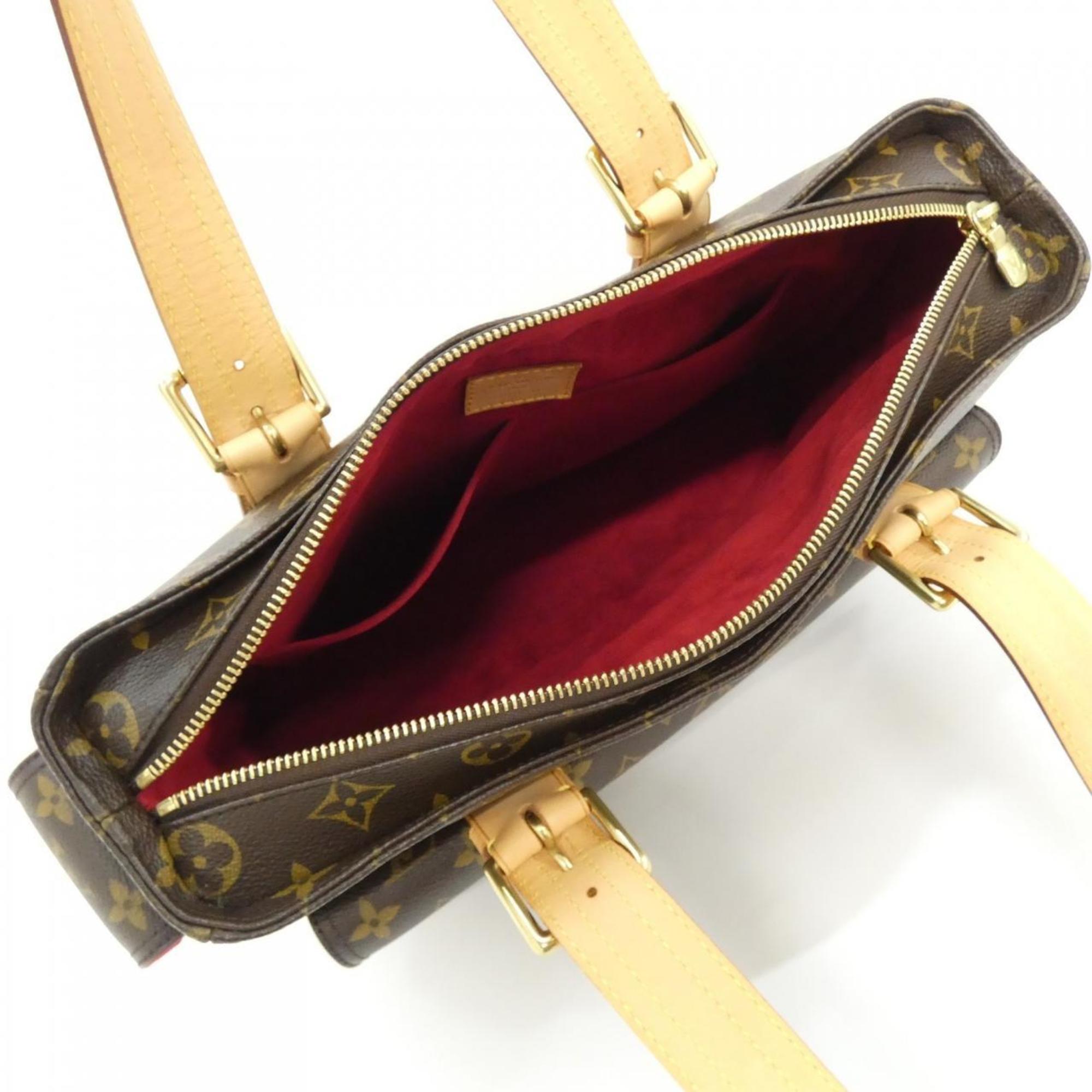 Louis Vuitton Monogram Marron Coated Canvas Handbag