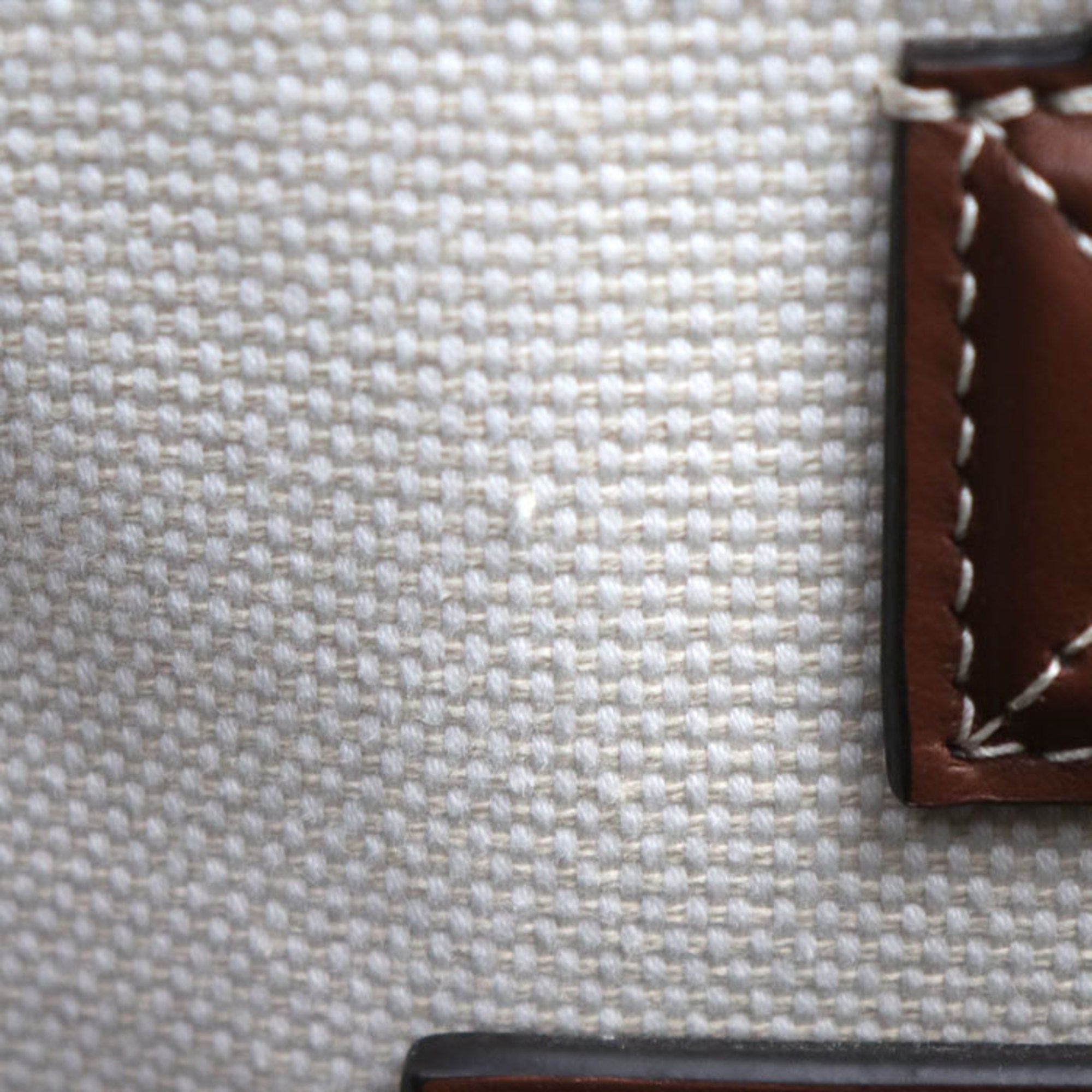 Burberry Brown Canvas Leather Shoulder Bag