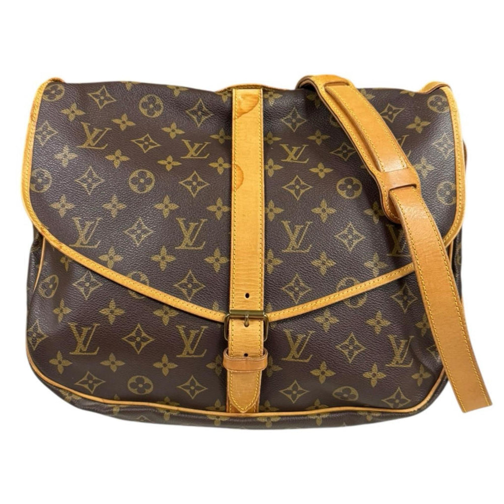 Louis Vuitton Brown Monogram Canvas Shoulder Bag