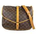 Louis Vuitton Brown Monogram Canvas Shoulder Bag