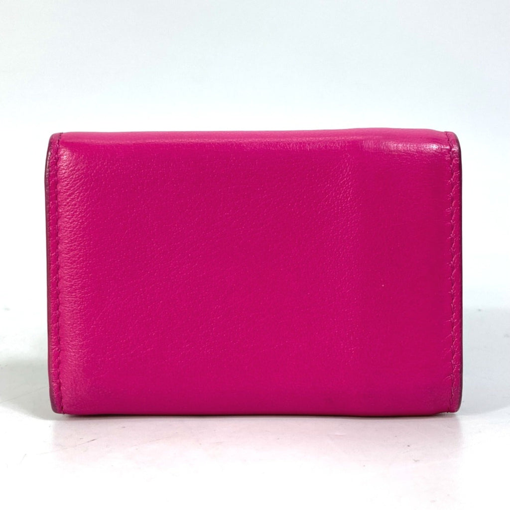 Balenciaga Pink Leather Wallet (Tri-Fold)