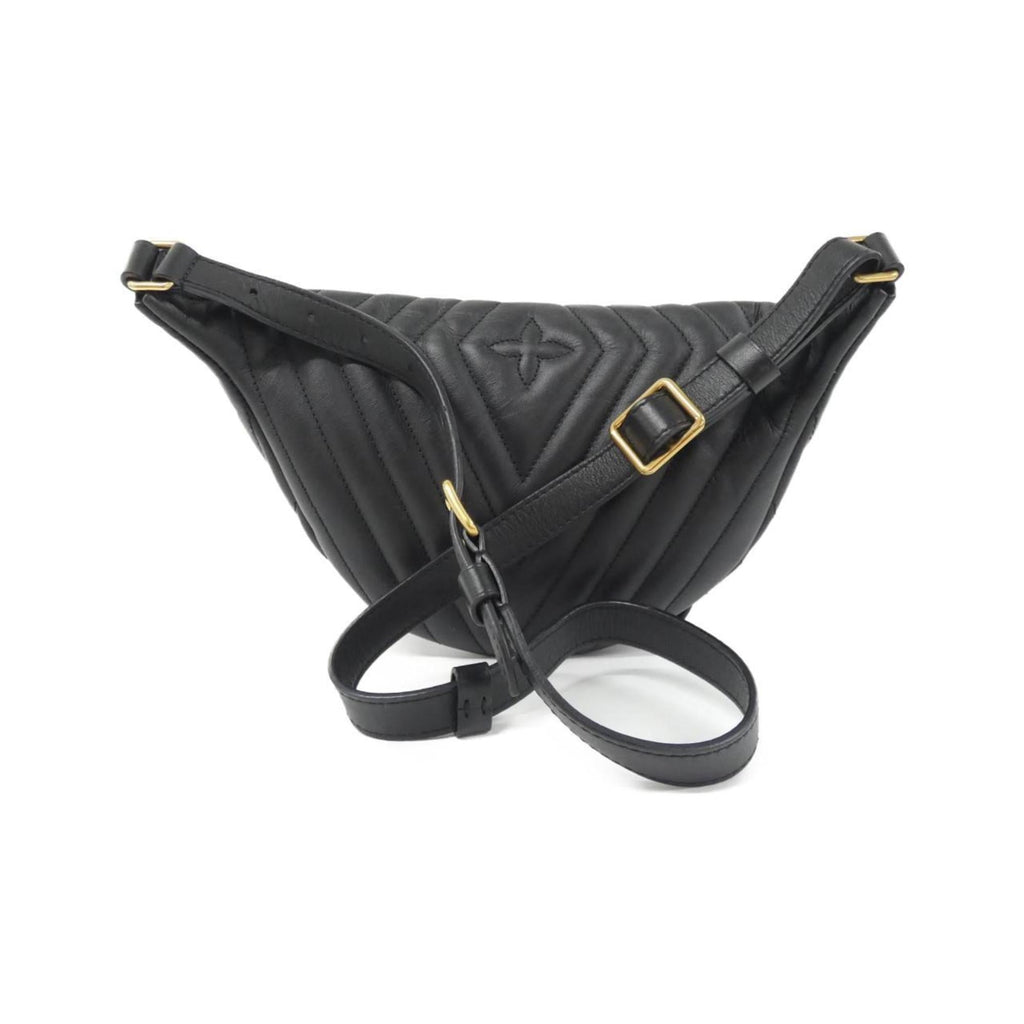 Louis Vuitton Black Leather Shoulder Bag