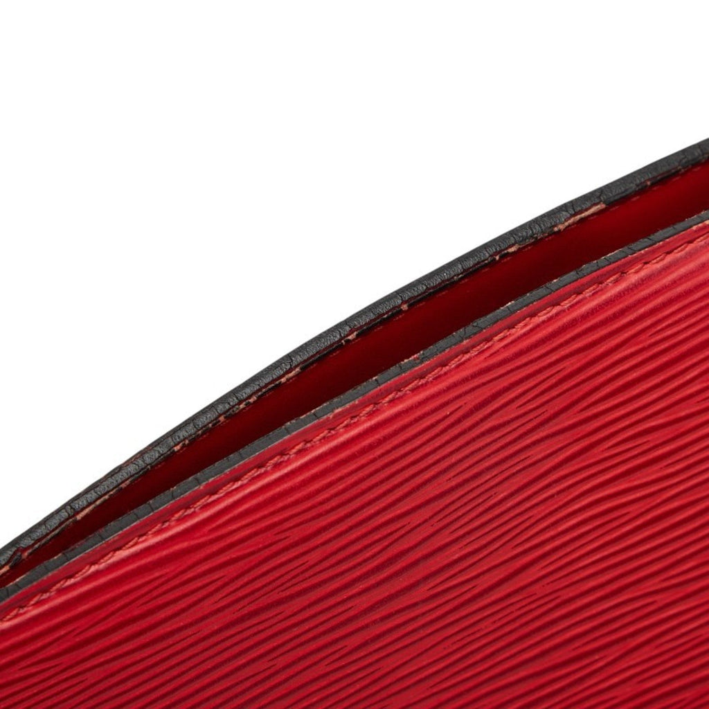 Louis Vuitton Castilian Red Leather Shoulder Bag Tote Bag