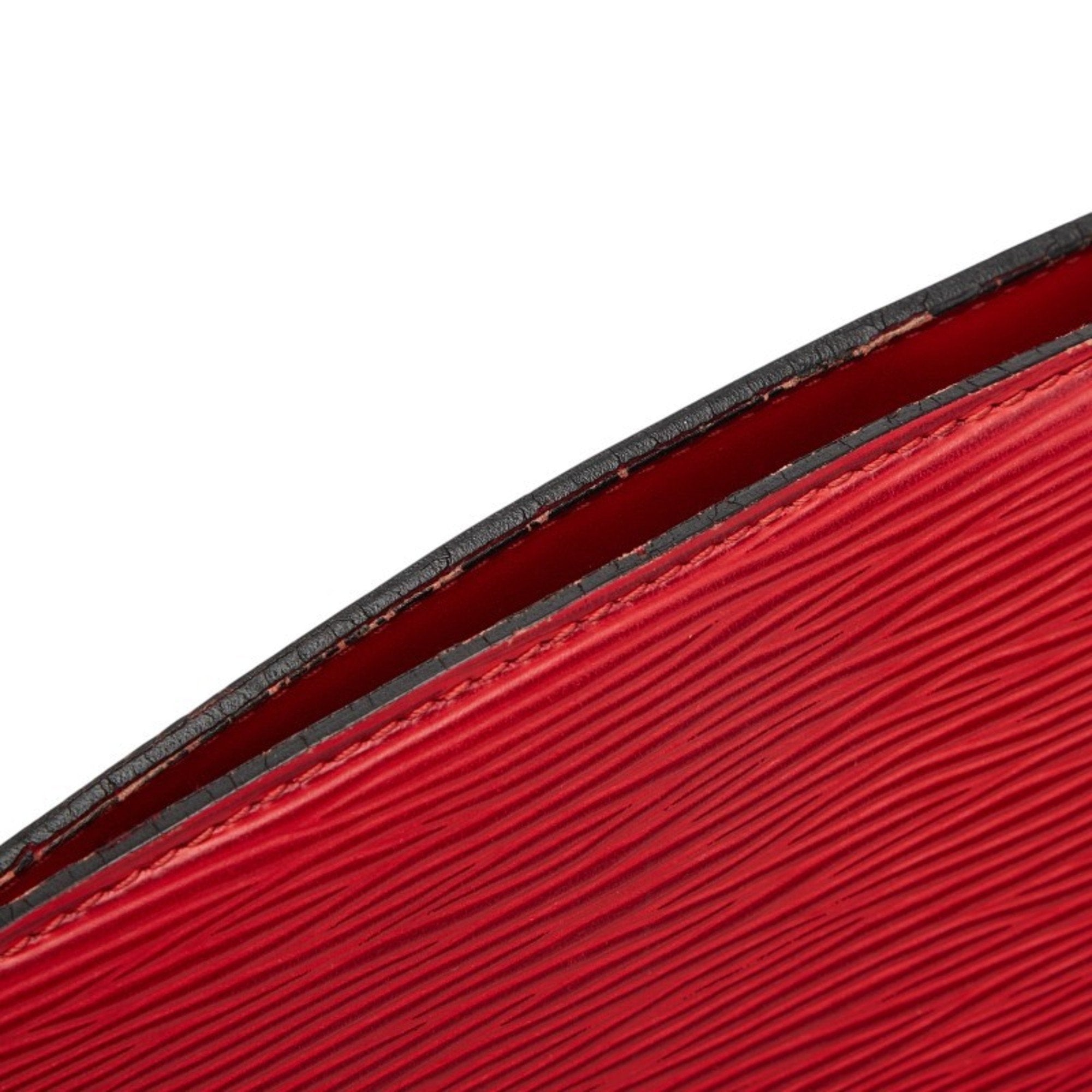 Louis Vuitton Castilian Red Leather Shoulder Bag Tote Bag